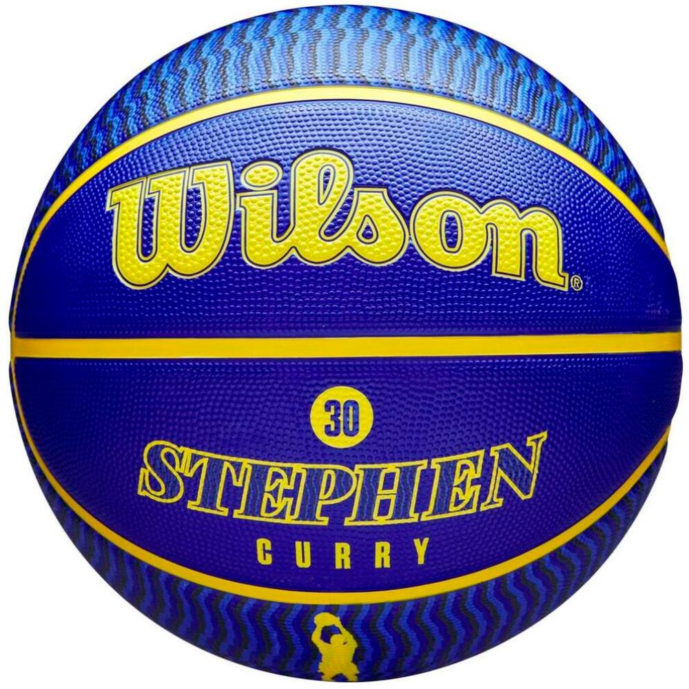 Bola De Basquetebol Nba Player Stephen Curry Wilson - azul - 