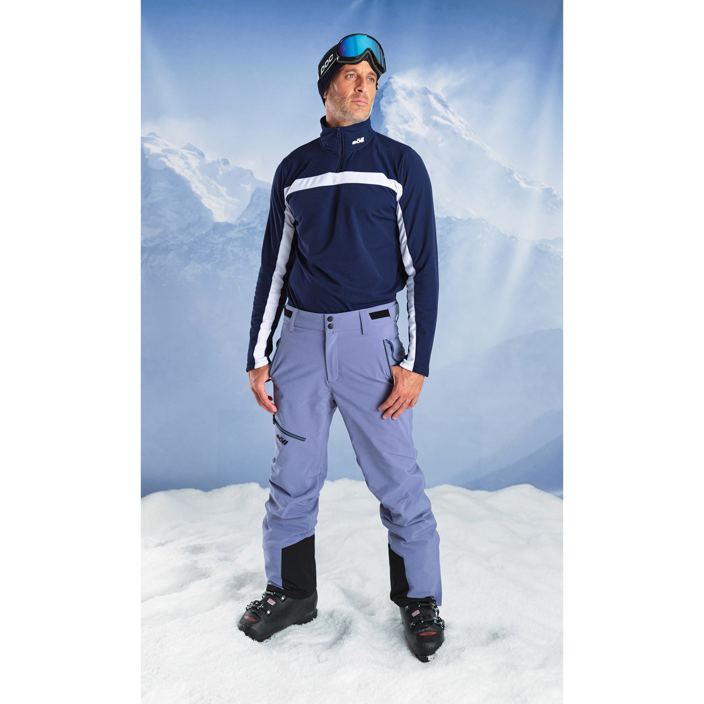 Pantalón De Esquí Söll Backcountry Ii - Azul Denim  MKP
