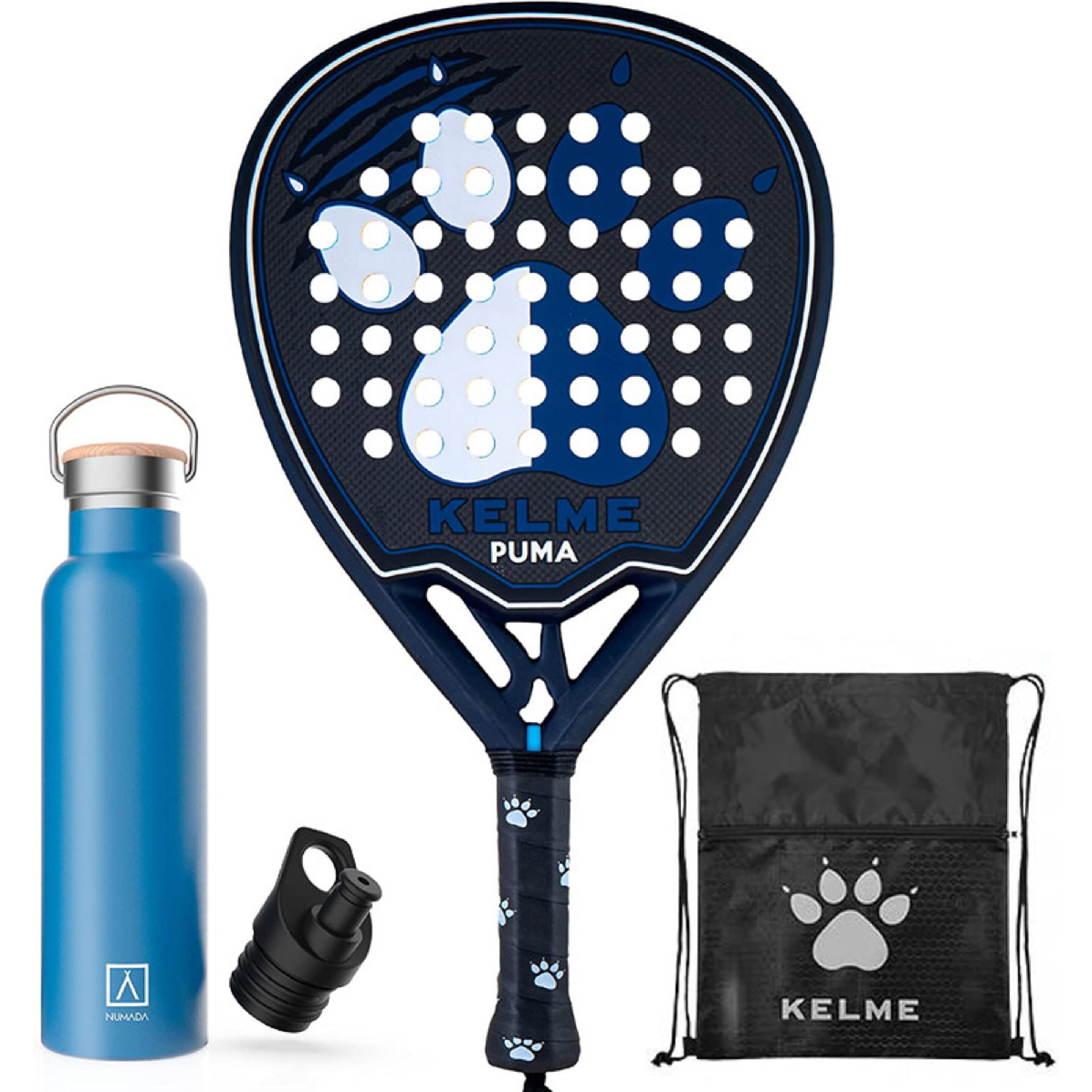 Pala Pádel Kelme Puma + Botella