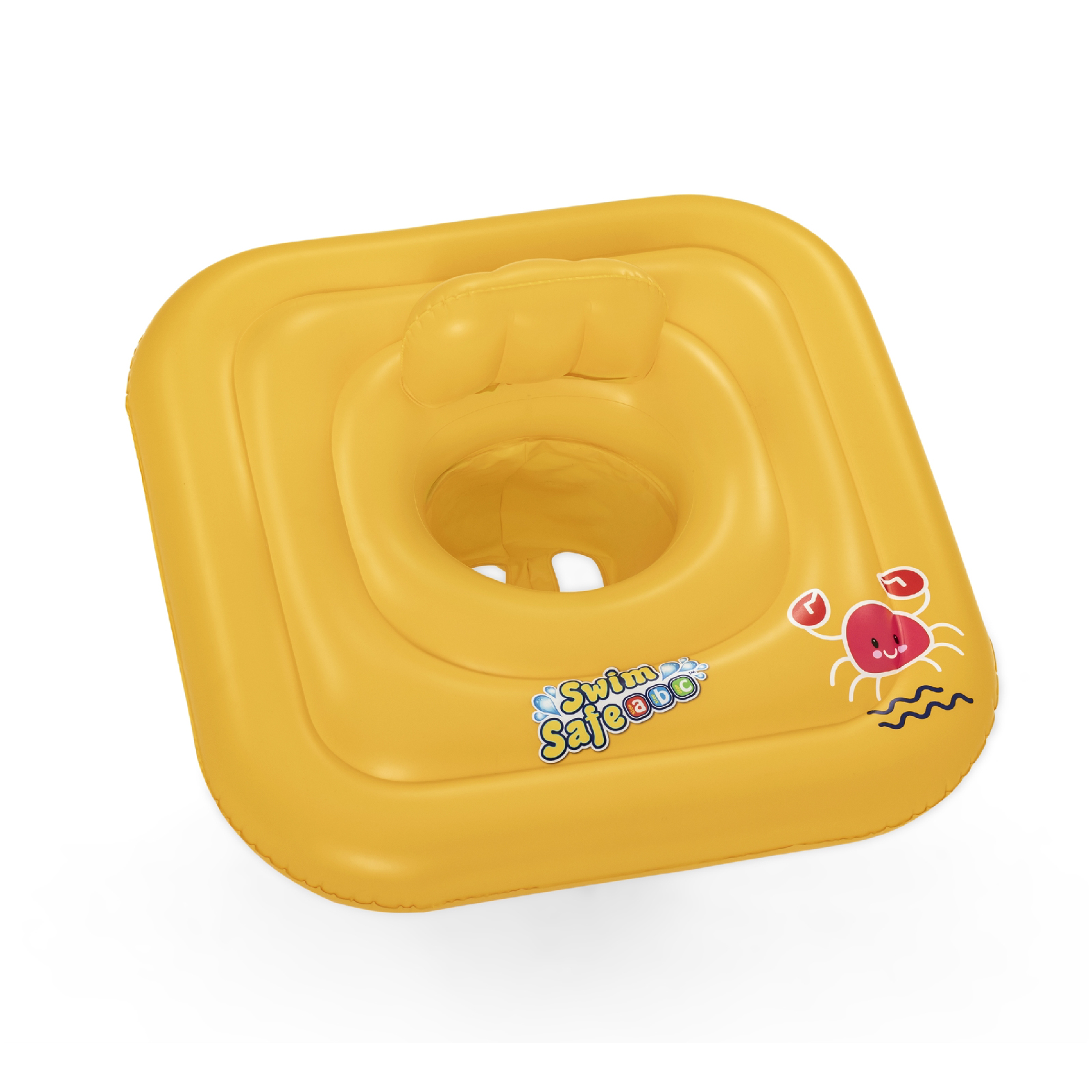 Flotador Hinchable Para Bebés De 1 A 2 Años Bestway Swin Safe 72x24 Cm Con Asiento Incluido Color