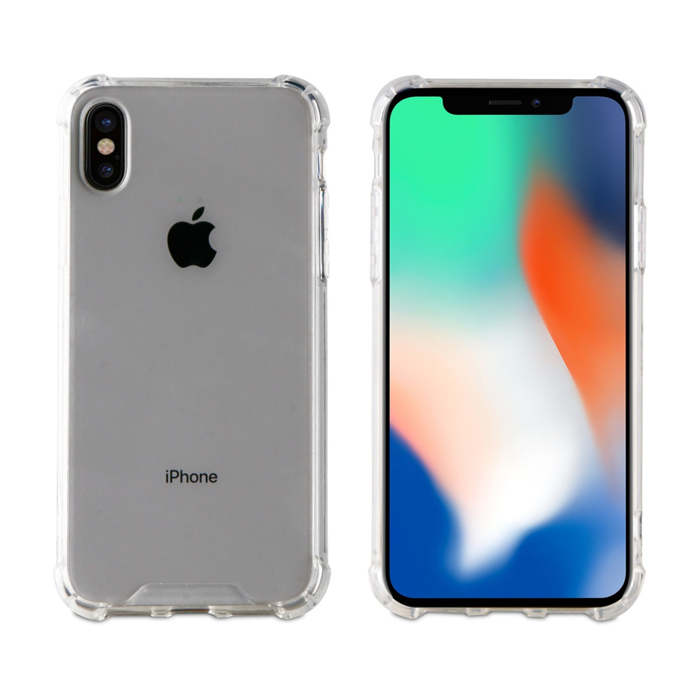 Muvit Pro Funda Cristal Bump Apple Iphone Xs/x Shockproof 2m Transparente