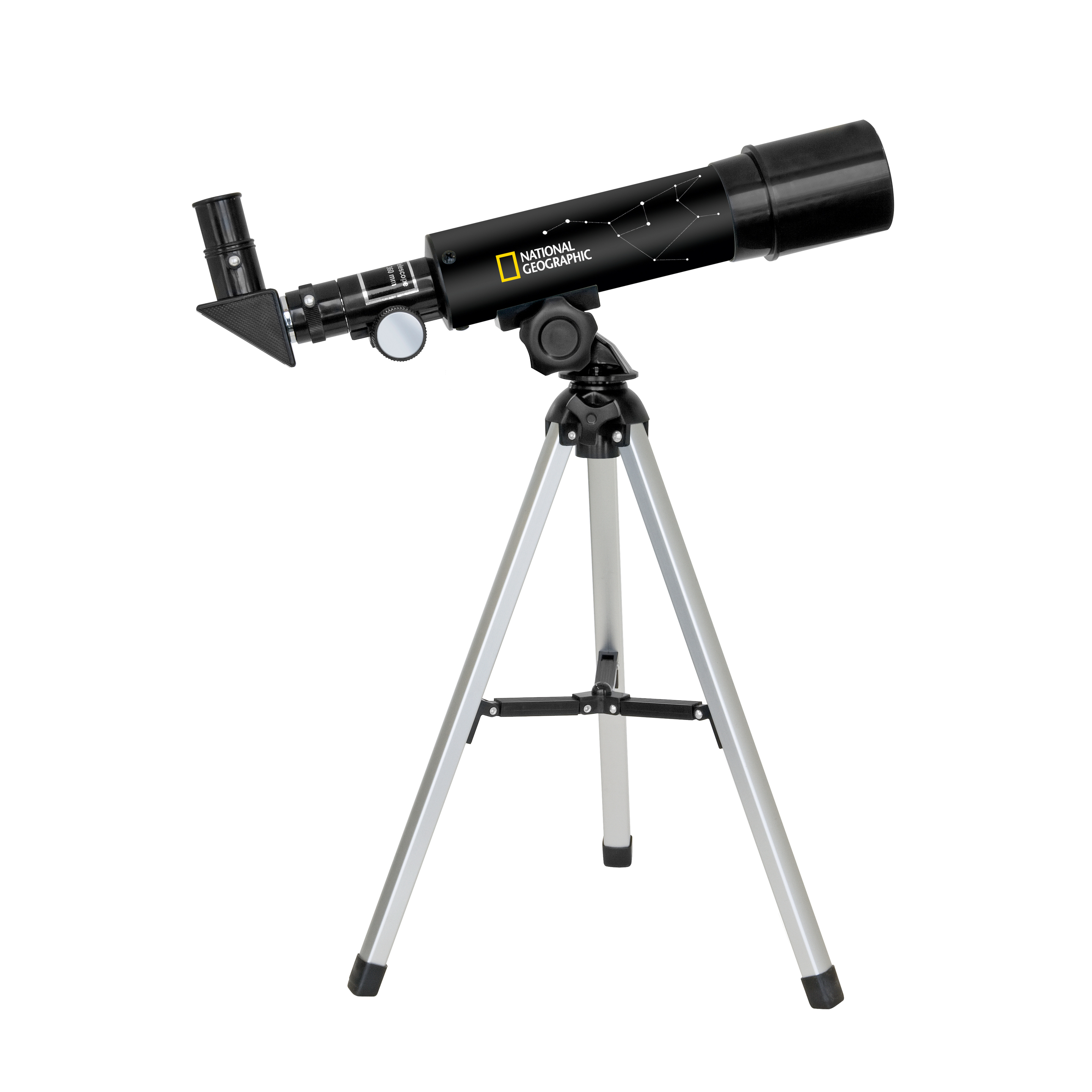 Telescopio Para Niños 50/360 Refractor National Geographic Con Trípode De Mesa 9118001 - negro - 