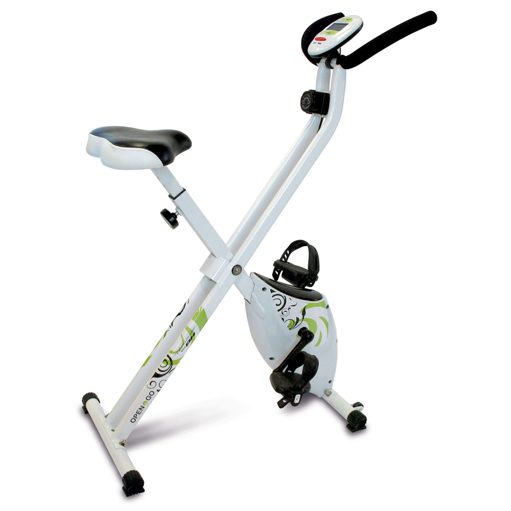 Bicicleta Estática Bh Fitness Open & Go Yf90 Magnético E Dobrável - blanco - 