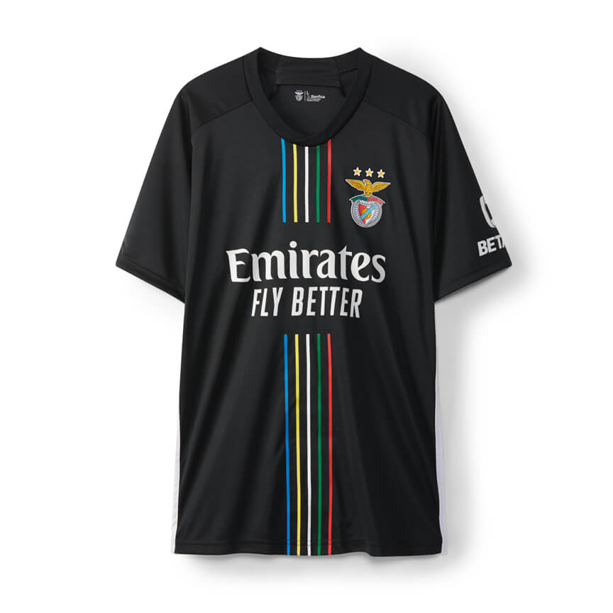 Réplica De La Camiseta Alternativa Del Benfica 2023 2024 - negro - 