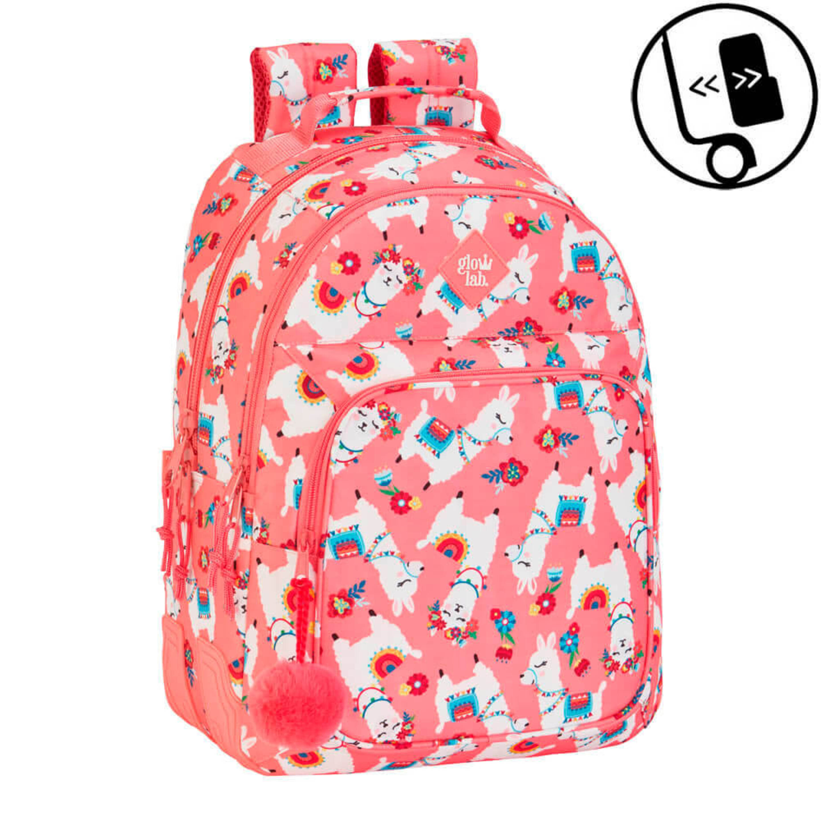 Mochila Glowlab Llama Doble Reforzada