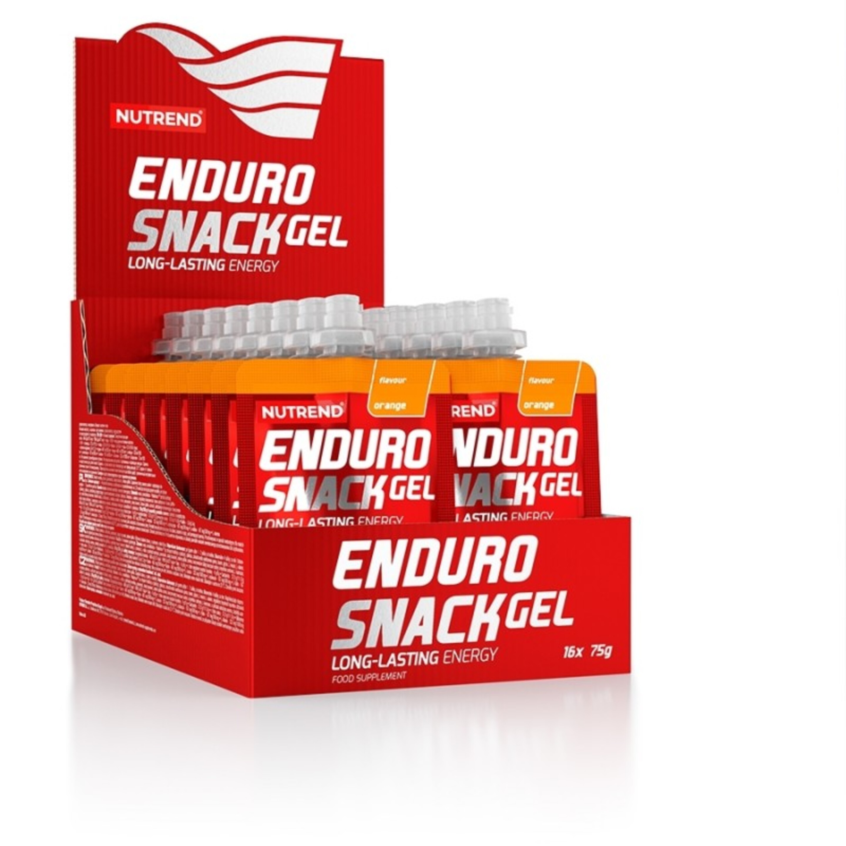 Enduro Snack Gel Saquetas- 16x75g - Mezclar Sabores