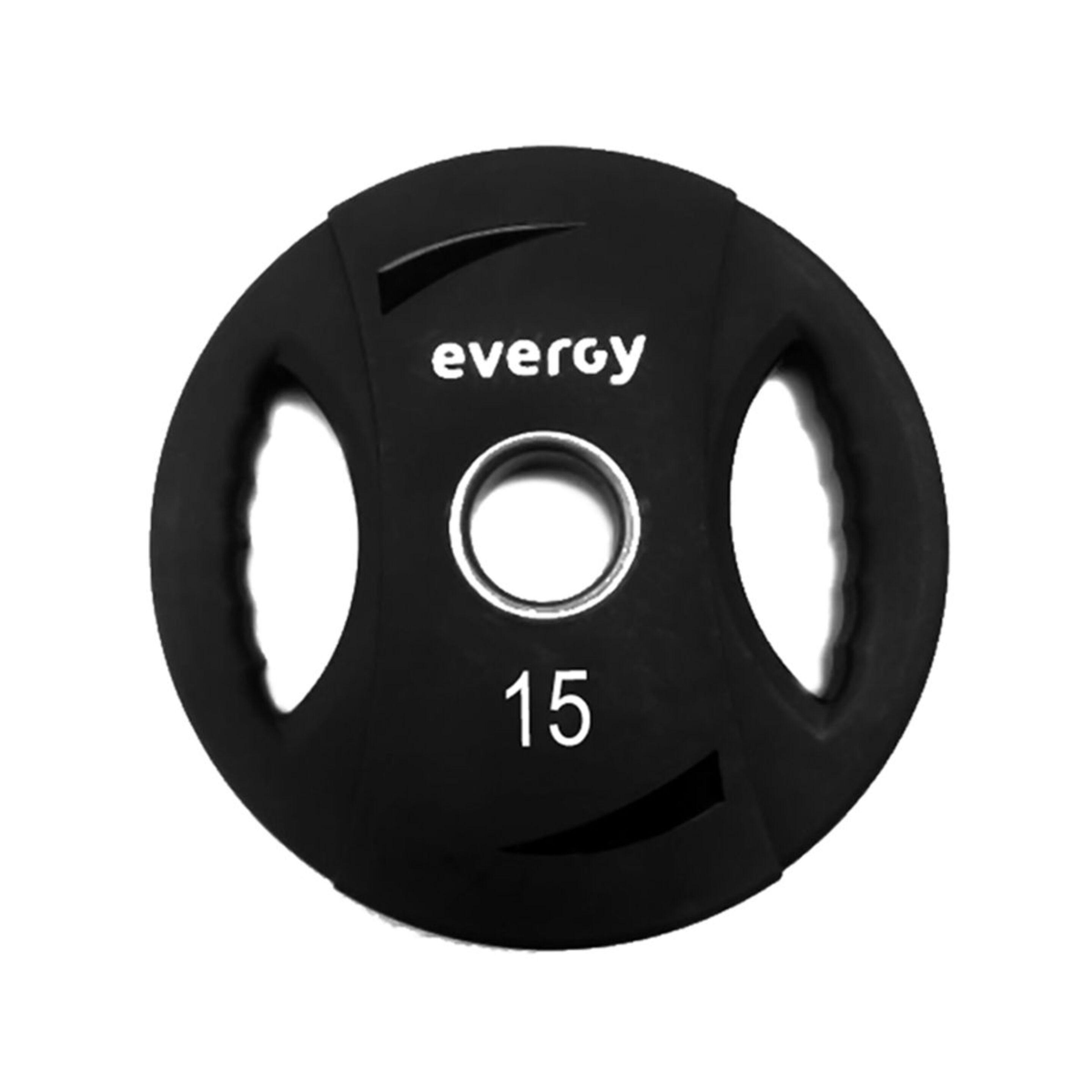 Disco Olímpico élite Pu Evergy 15 Kg - negro - 