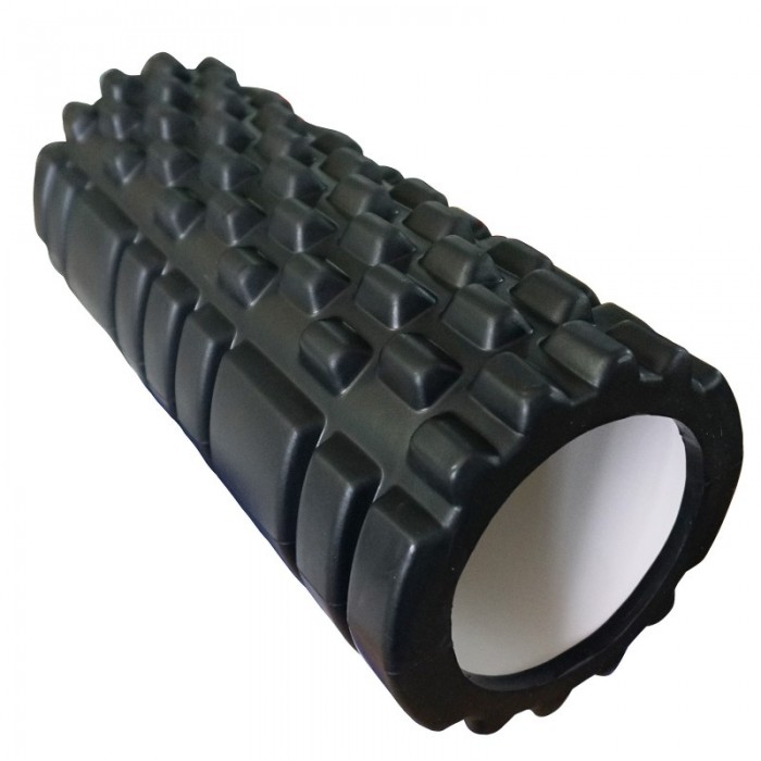Grid Foam Roller - Rolo De Massagem Com Textura - Fittest Equipment - negro - 
