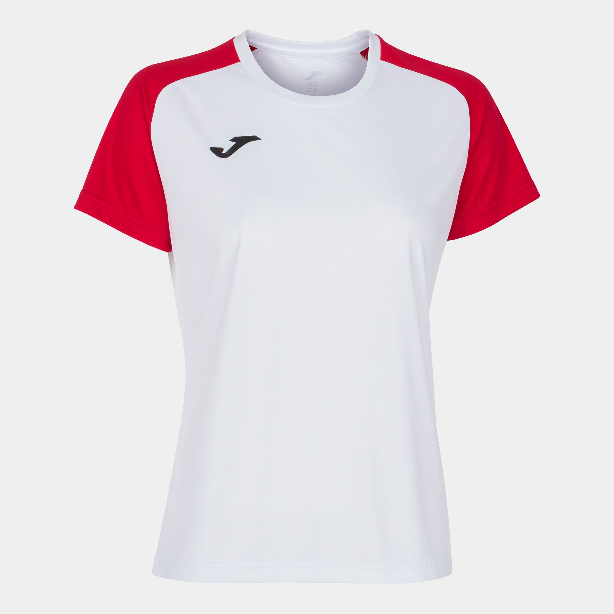 Camiseta Manga Corta Joma Academy Iv Blanco Rojo - blanco-rojo - 