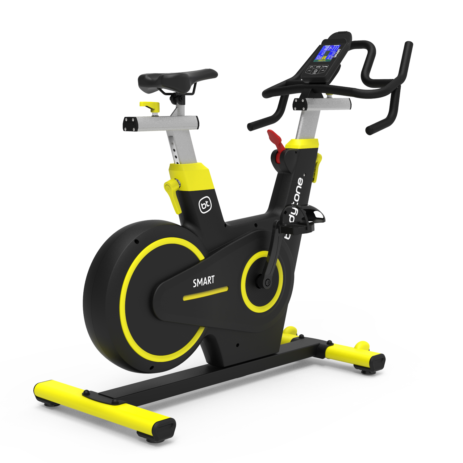 Bicicleta De Spinning Ab350sm Bodytone - negro-amarillo - 