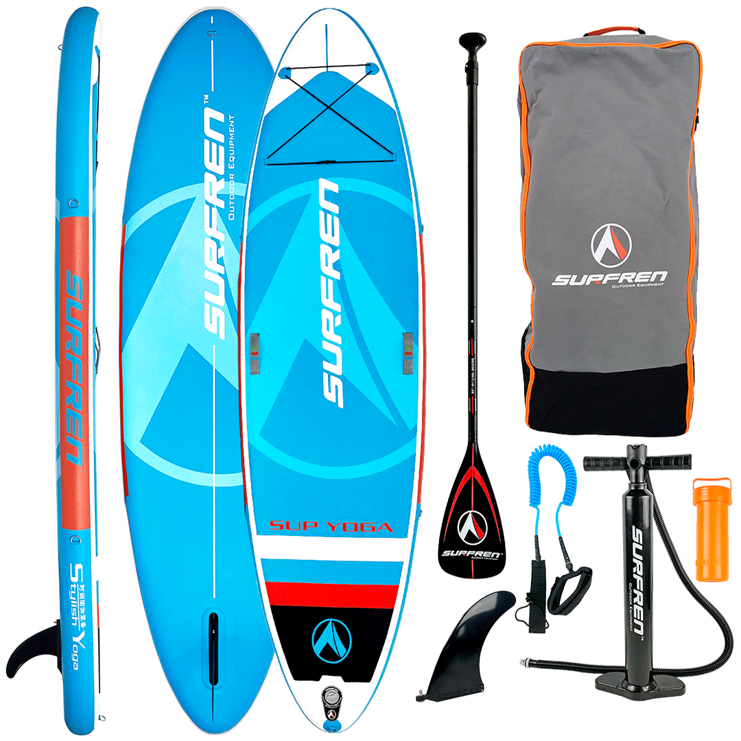 Tabla Paddle Surf Hinchable Surfren Yoga Sy-320 10,6 - azul-blanco - 