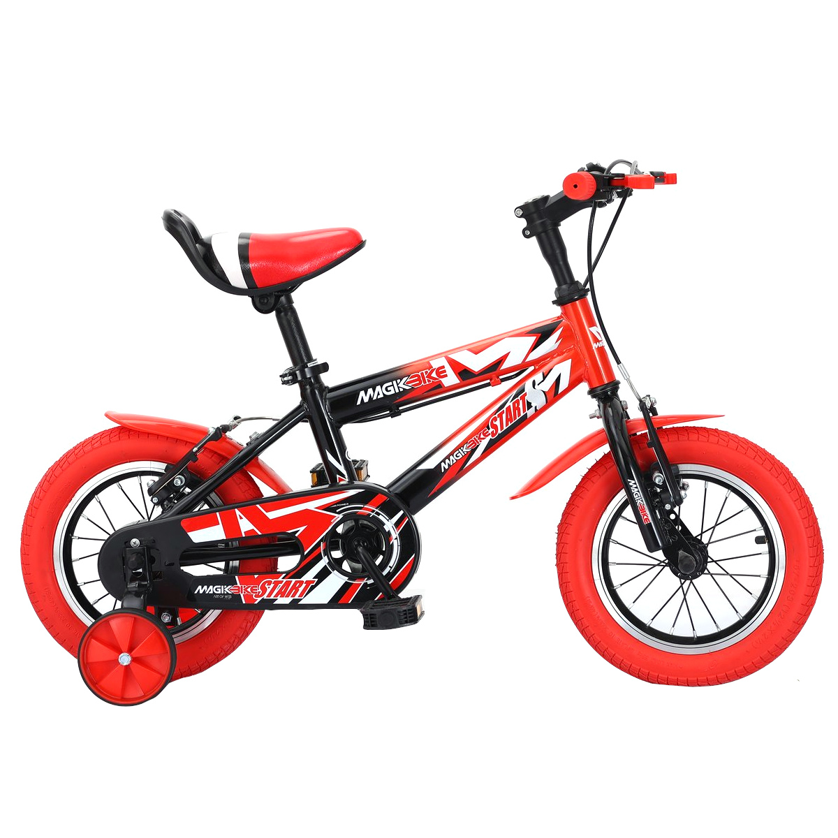 Bicicleta Niños 12 Pulgadas Magikbike Start 3-5 Años - rojo - 