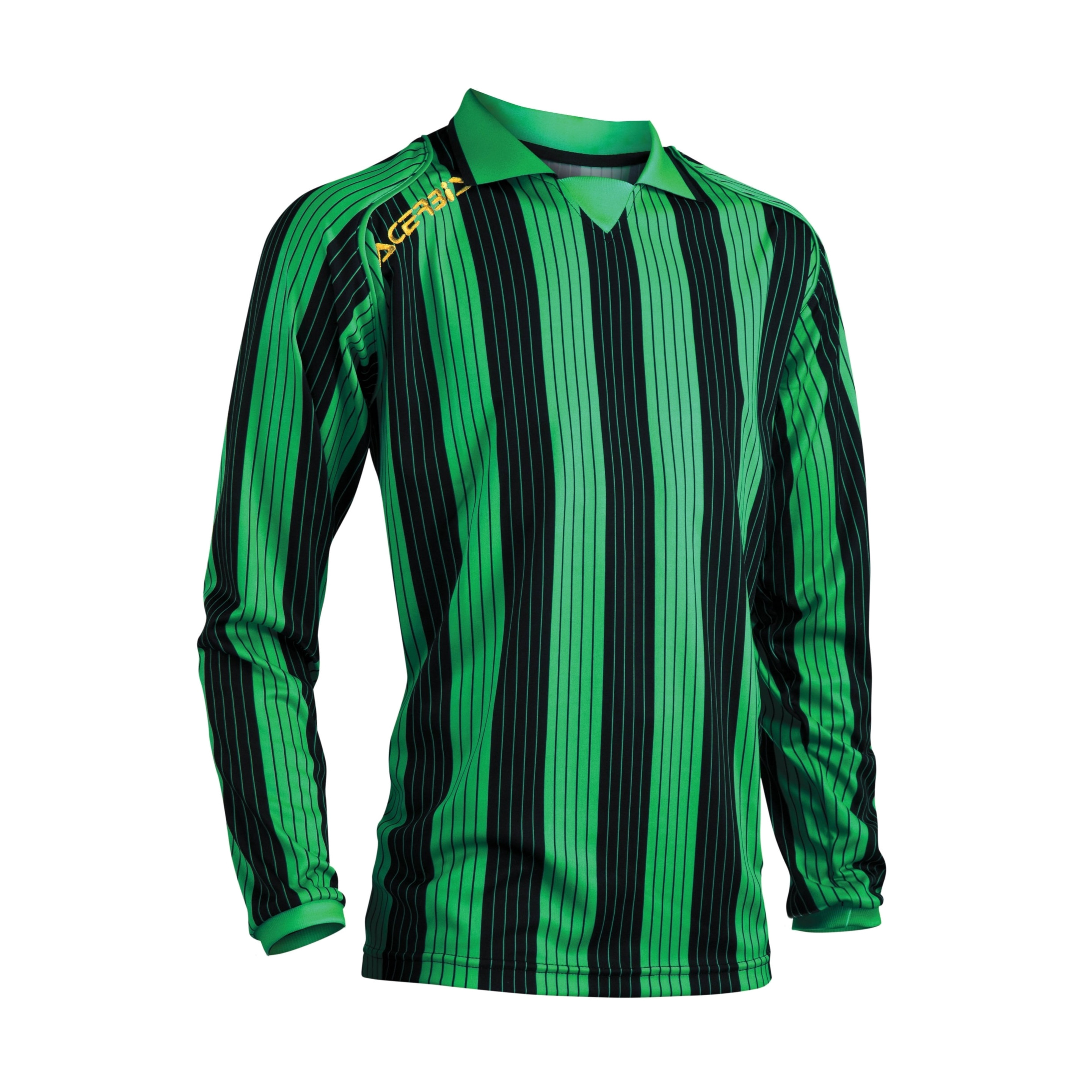 Camiseta Acerbis Vertical Manga Larga - verde-negro - 