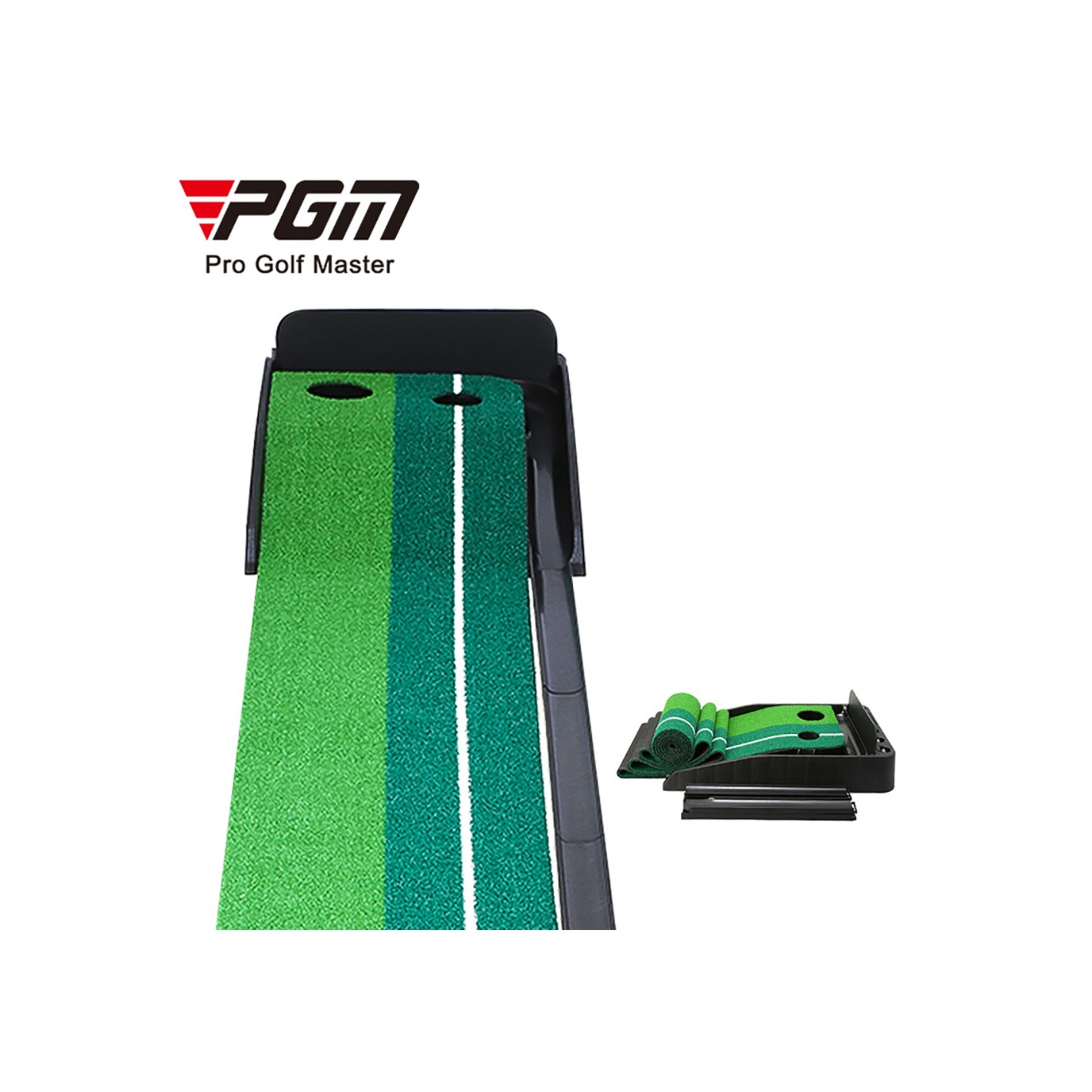Entrenador De Putting Pmg Golf 300cm X32cm Trainer - Verde  MKP