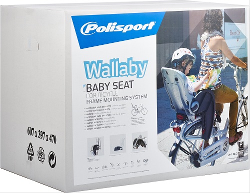 Cadeira De Bicicleta Polisport Wallaby Evolution Deluxe