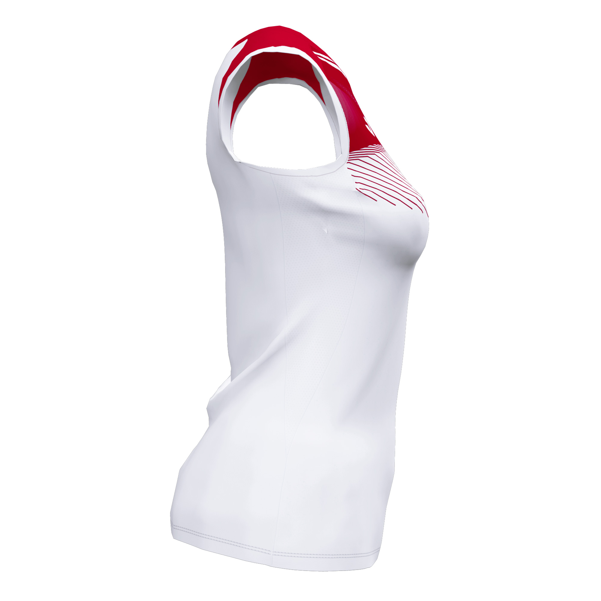 Camiseta Sin Mangas Joma Supernova Ii Blanco Rojo