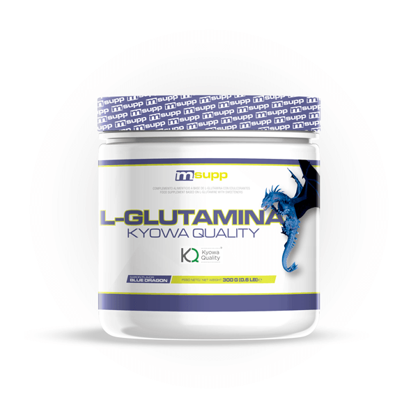 Glutamina Kyowa - 300g De Mm Supplements Sabor Blue Dragon  MKP