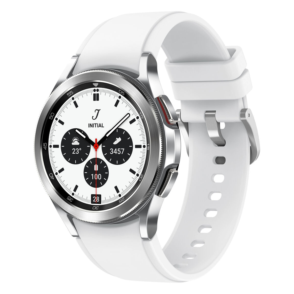 Smartwatch Samsung Galaxy Watch4 Classic Plateado Ø 42 Mm - blanco - 