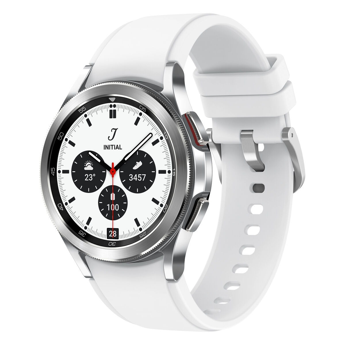 Smartwatch Samsung Galaxy Watch4 Classic Prateado Branco Ø 42 Mm