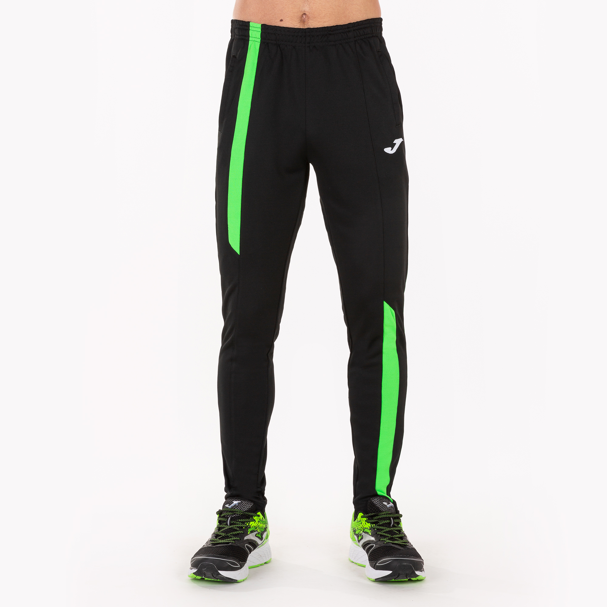 Calça Comprida Joma Supernova Preto Verde Fluorescente