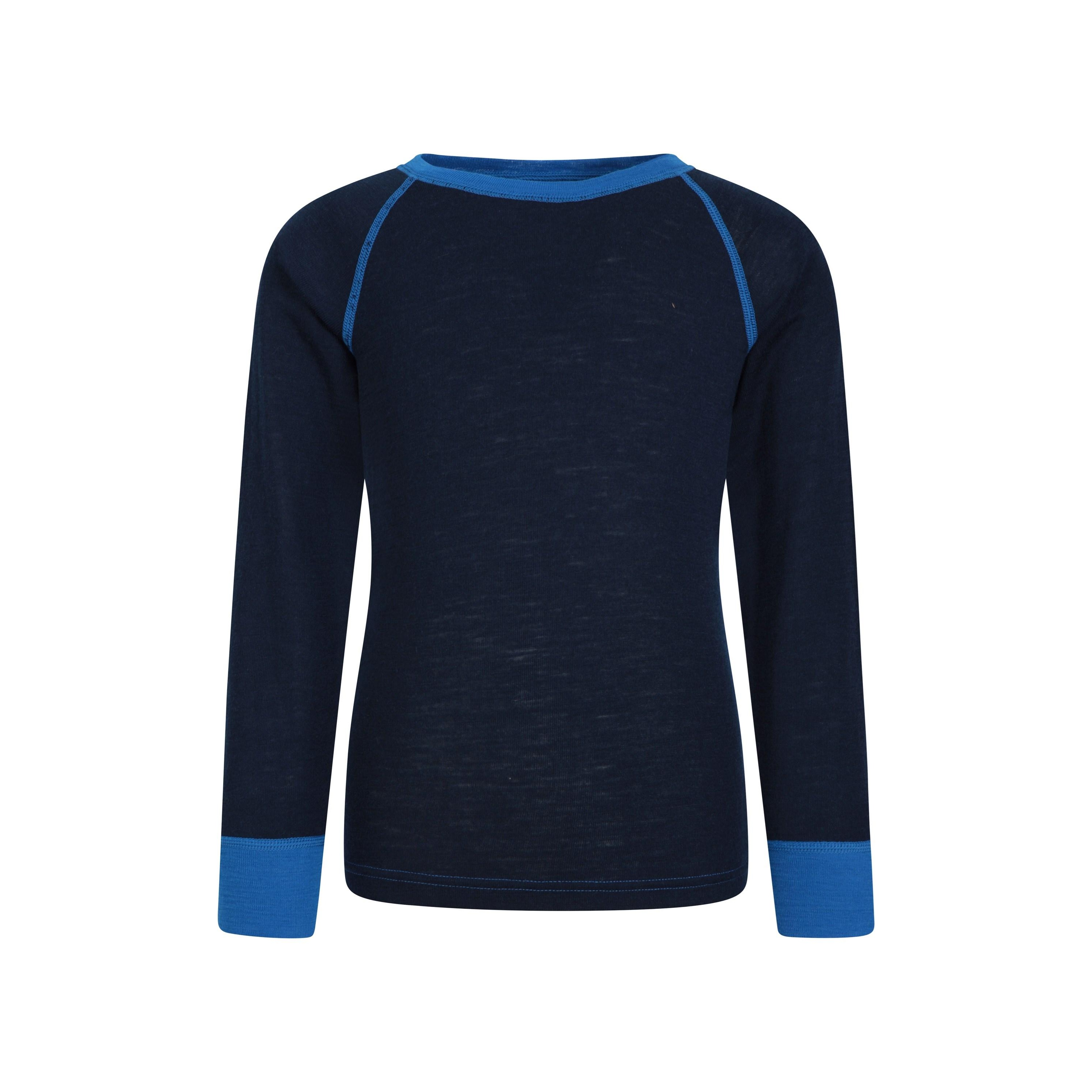 Camiseta Interior Deportiva Contraste / Mountain Warehouse Merino Ii - azul - 