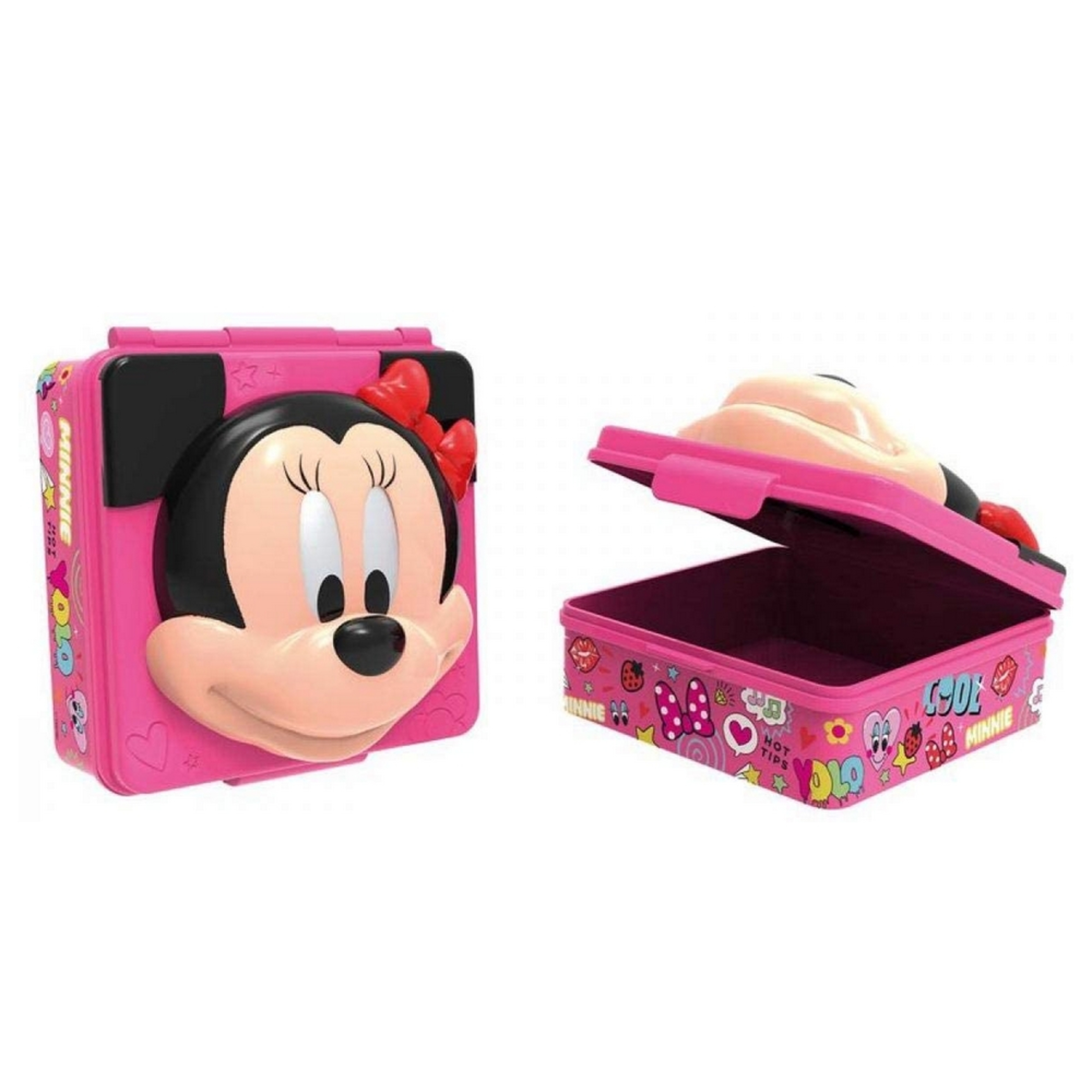 Sandwichera Minnie Mouse 62379 - rosa - 