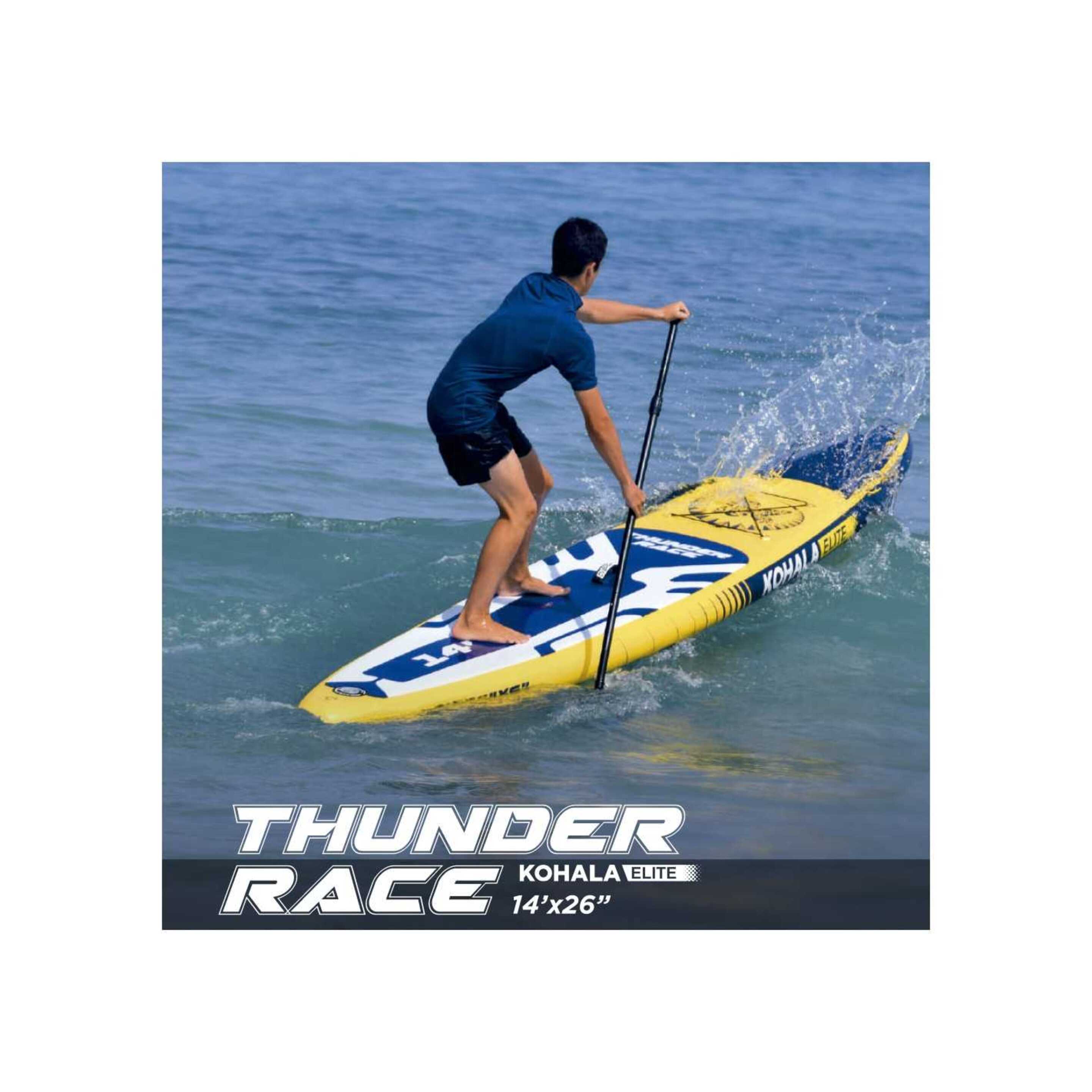 Tabla De Paddle Thunder Race - Amarillo  MKP