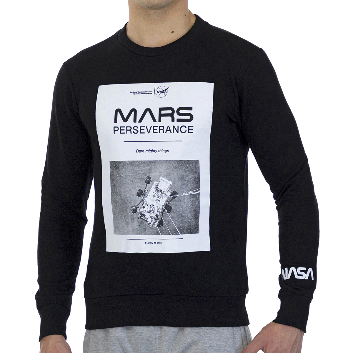 Sudadera Básica NASA Mars03s - negro - 