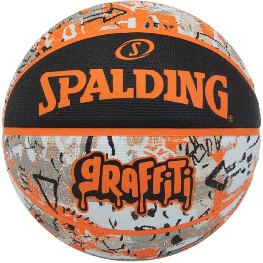Bola De Basquetebol Graffiti Spalding - gris - 