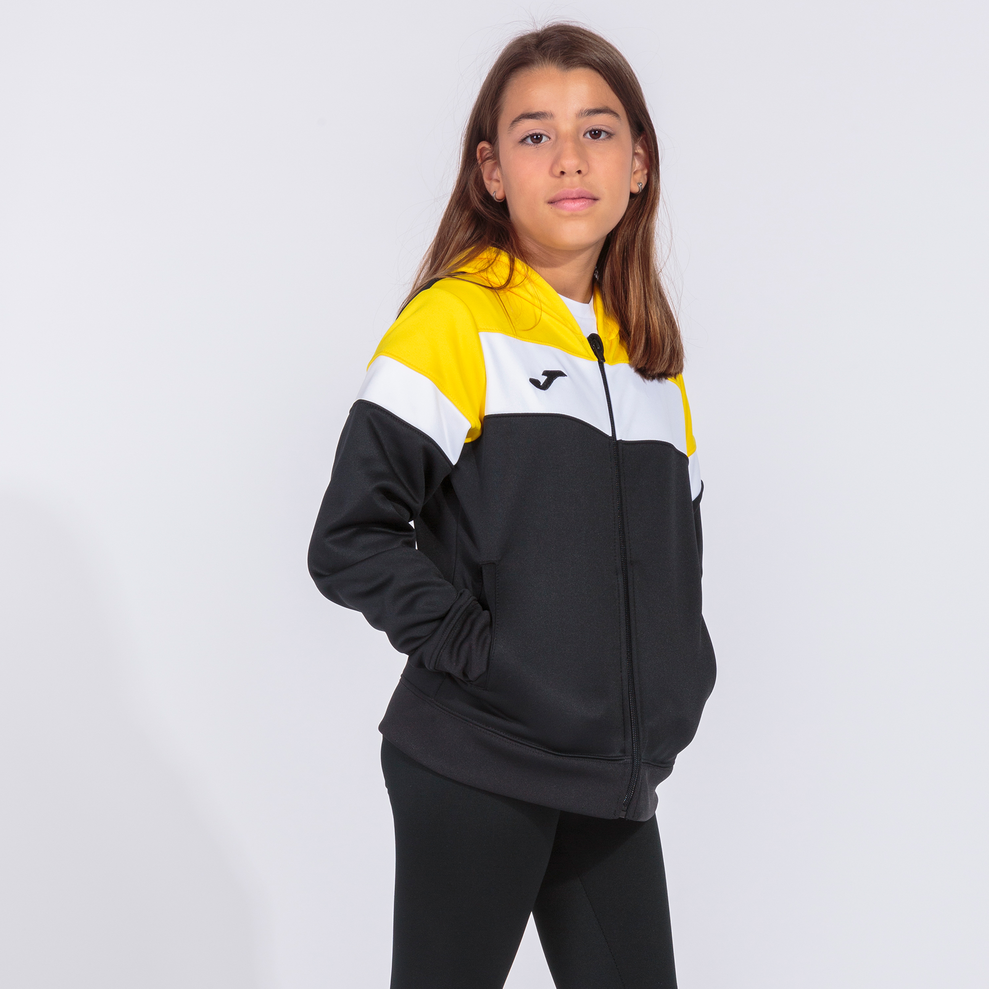 Chaqueta Con Capucha Joma Crew Iv