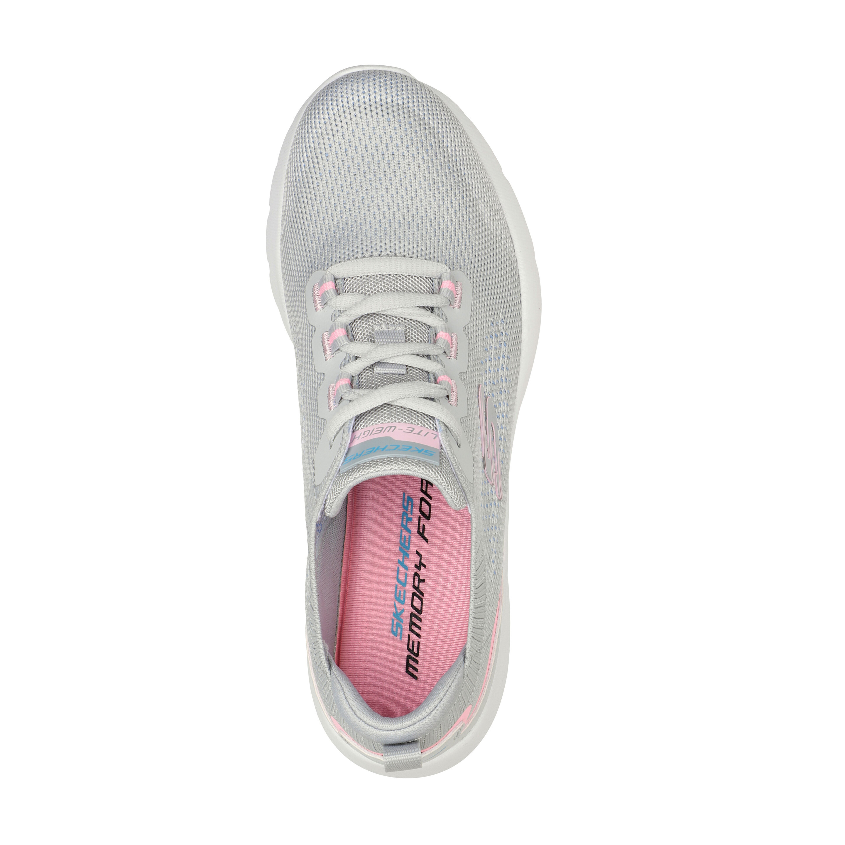 Sapatilhas Skechers Light - Cinzento/Rosa - Tênis para mulheres | Sport Zone MKP