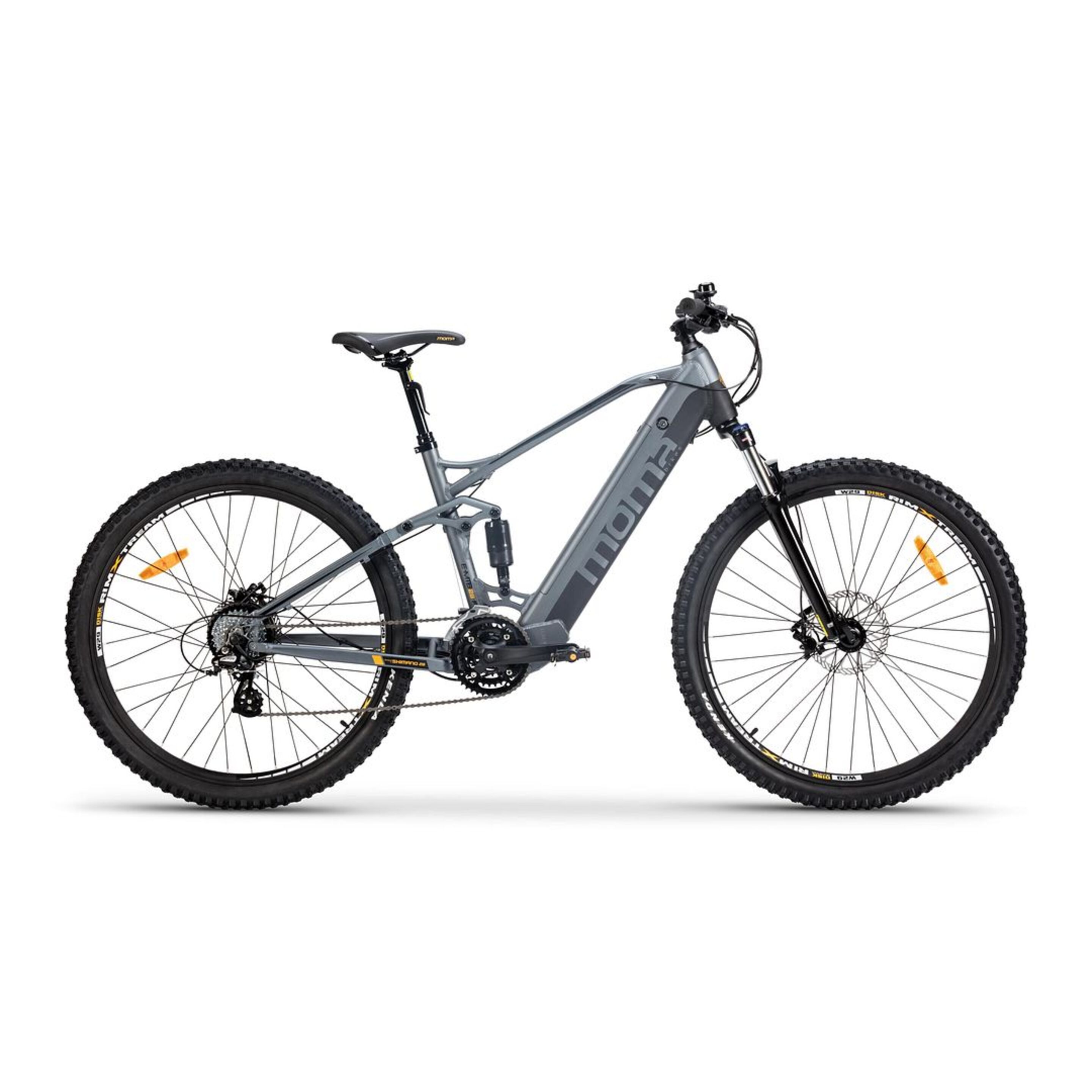 Bicicleta Elétrica De Montanha Moma Bikes 29" - gris-negro - 