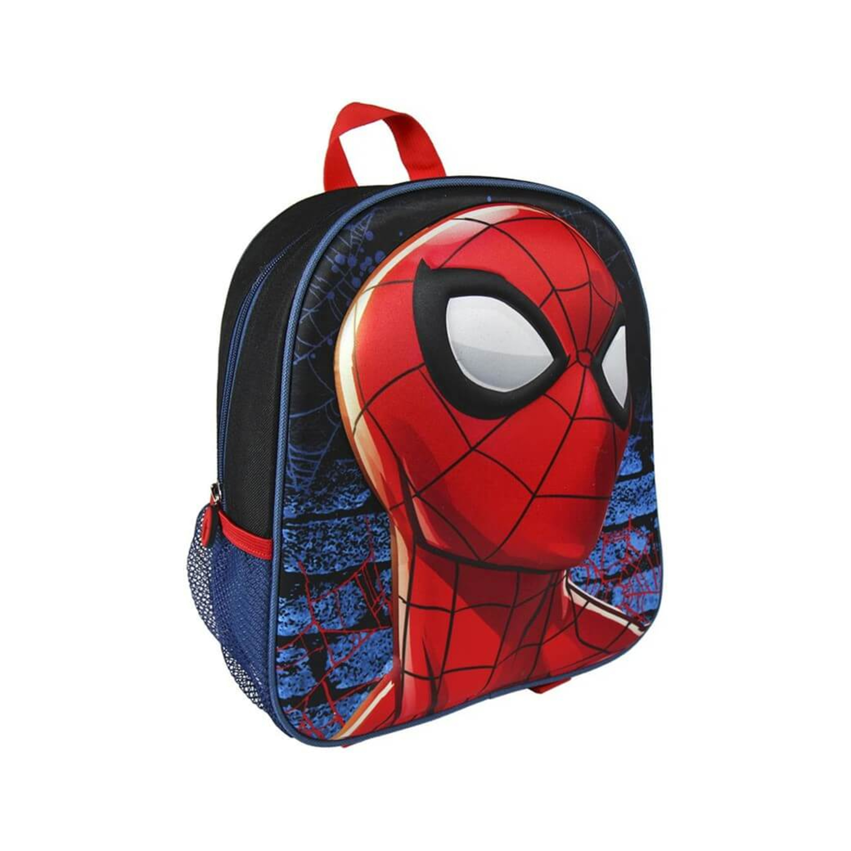 Mochila Infantil De Spiderman Con Relieve 25x31x10 Cm