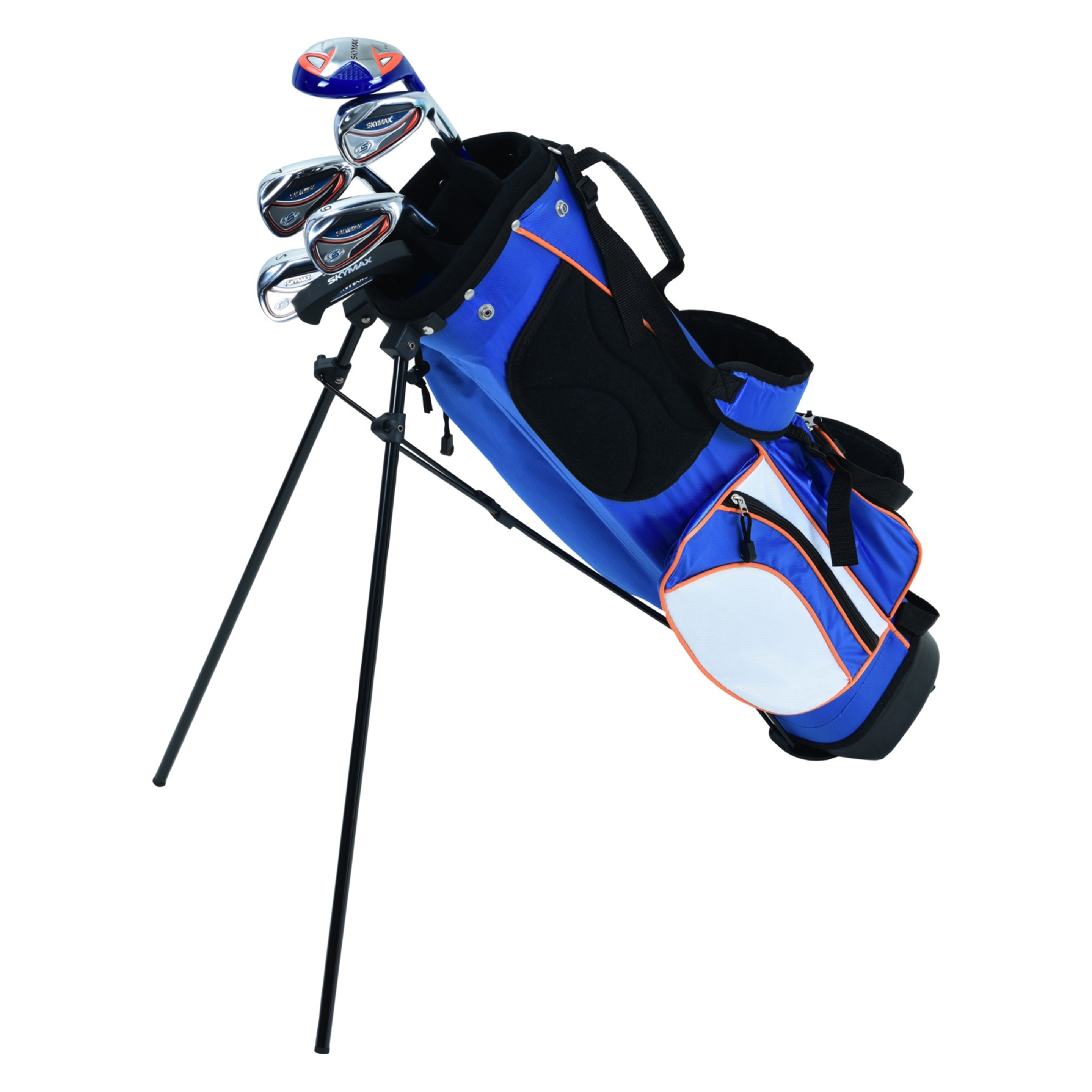 Conjunto Bolsa De Golf Más Palos  Ecd-germany Sx Junior 6-9 Rh - Azul/Blanco  MKP