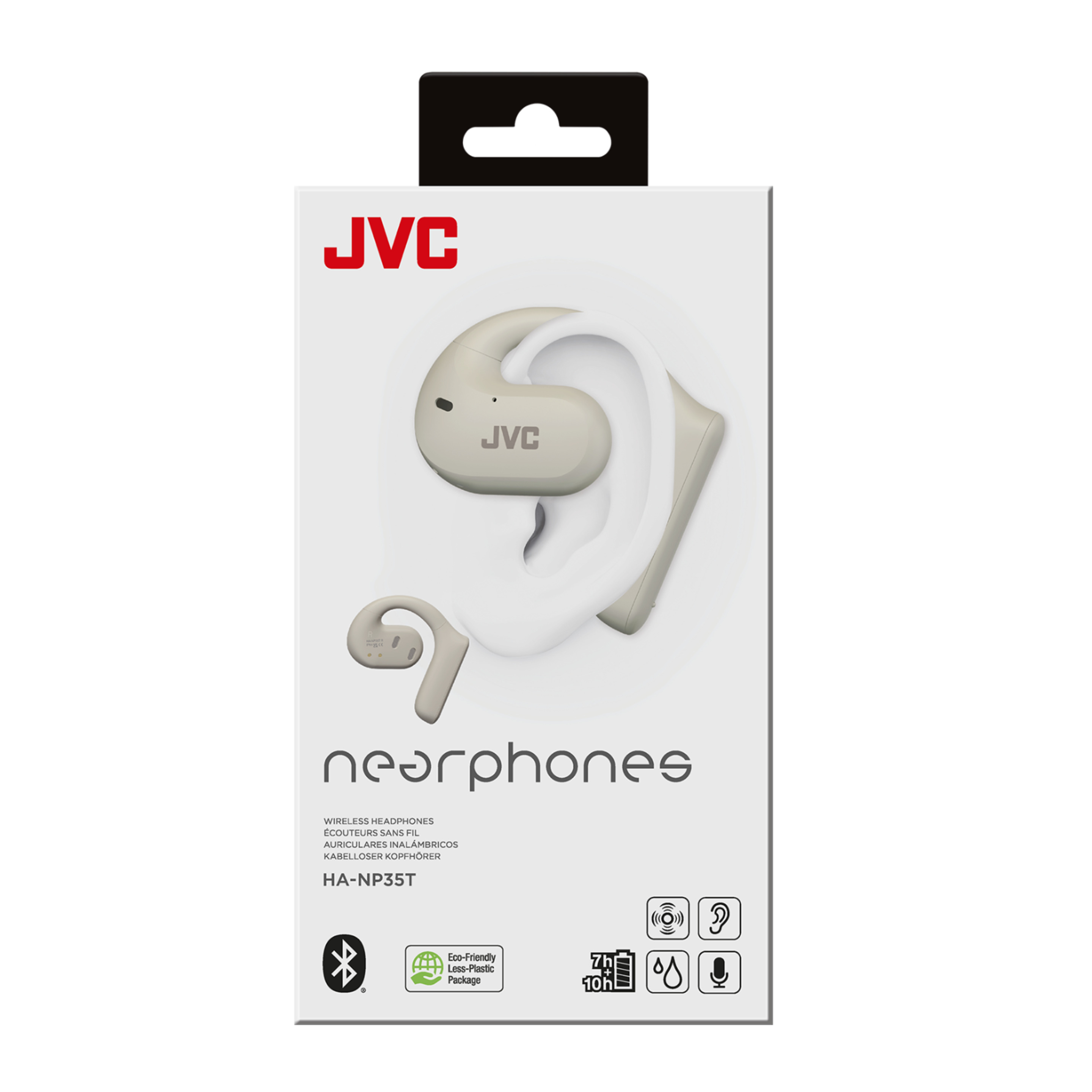 Auriculares Abiertos Bluetooth Truewireless Jvc Ha-np35t-w-u