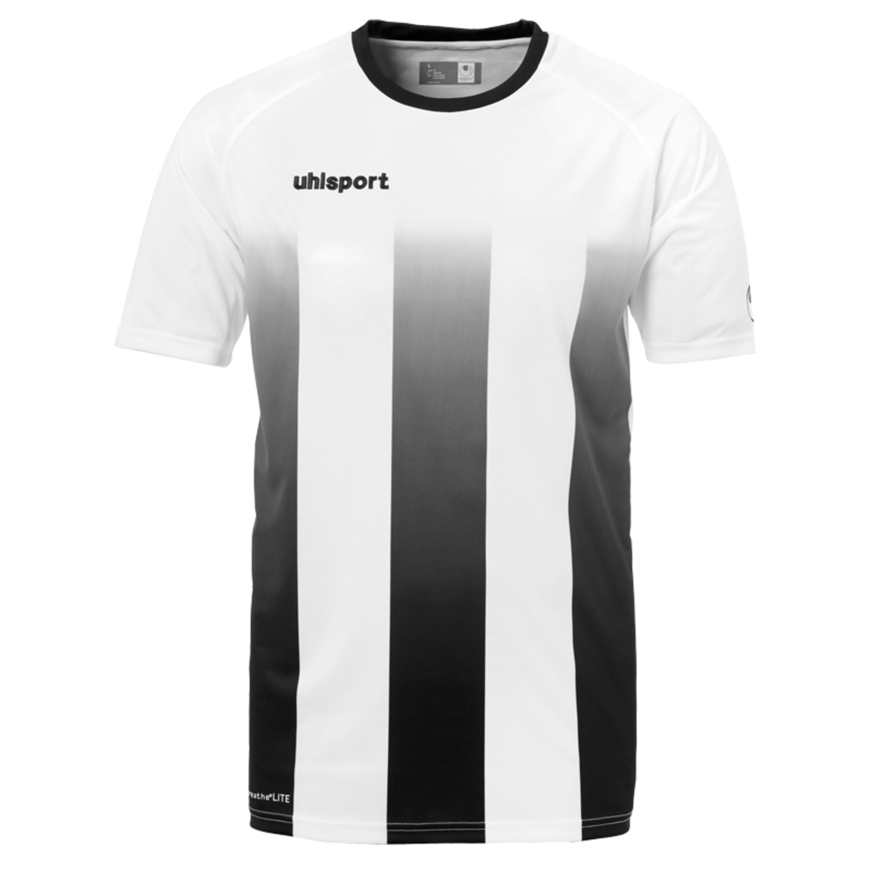 Stripe Camiseta Mc Blanco/negro Uhlsport - negro-blanco - 