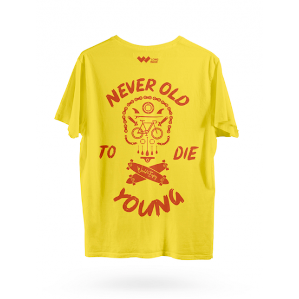 Camiseta Long Wave Never Too Old To Die Young  MKP