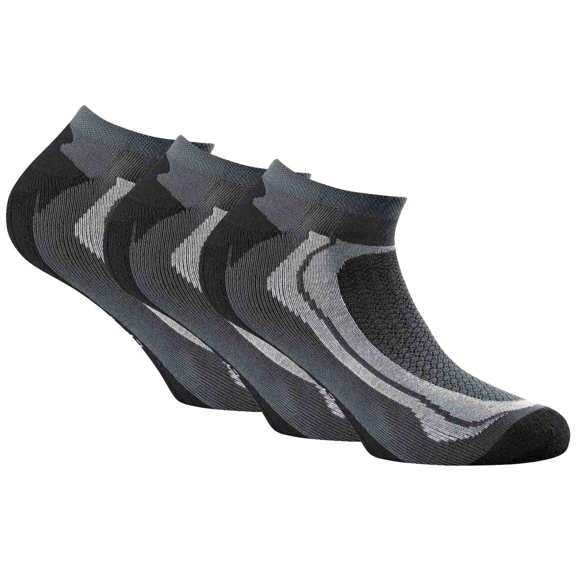 Pack De 3 Meias Rohner Advanced Socks - gris - 