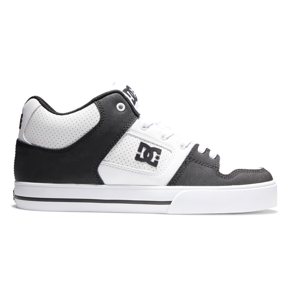 Zapatillas Dc Shoes Pure Mid Adys - blanco-negro - 