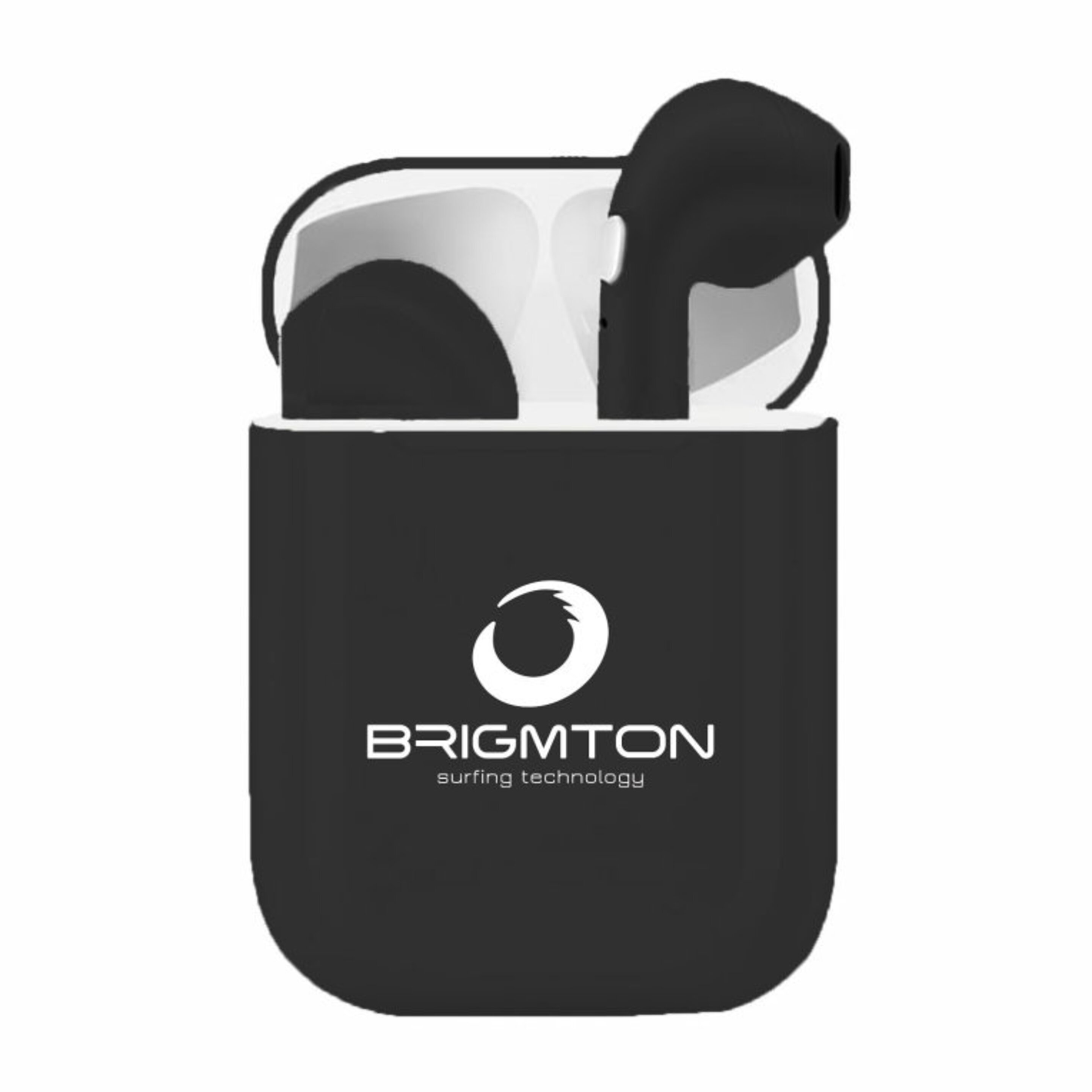 Auricular Brigmton Bluetooth Con Base De Carga Negro
