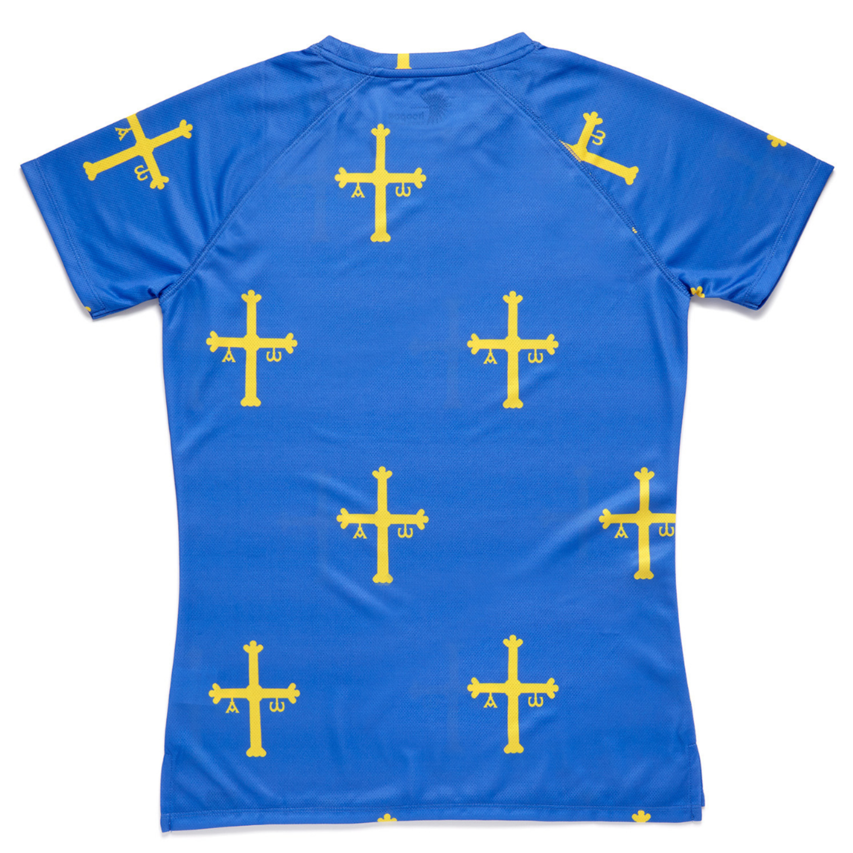 Camiseta De Running Patria Querida Hoopoe Apparel - azul - Divertida, Original Y Molona.  MKP