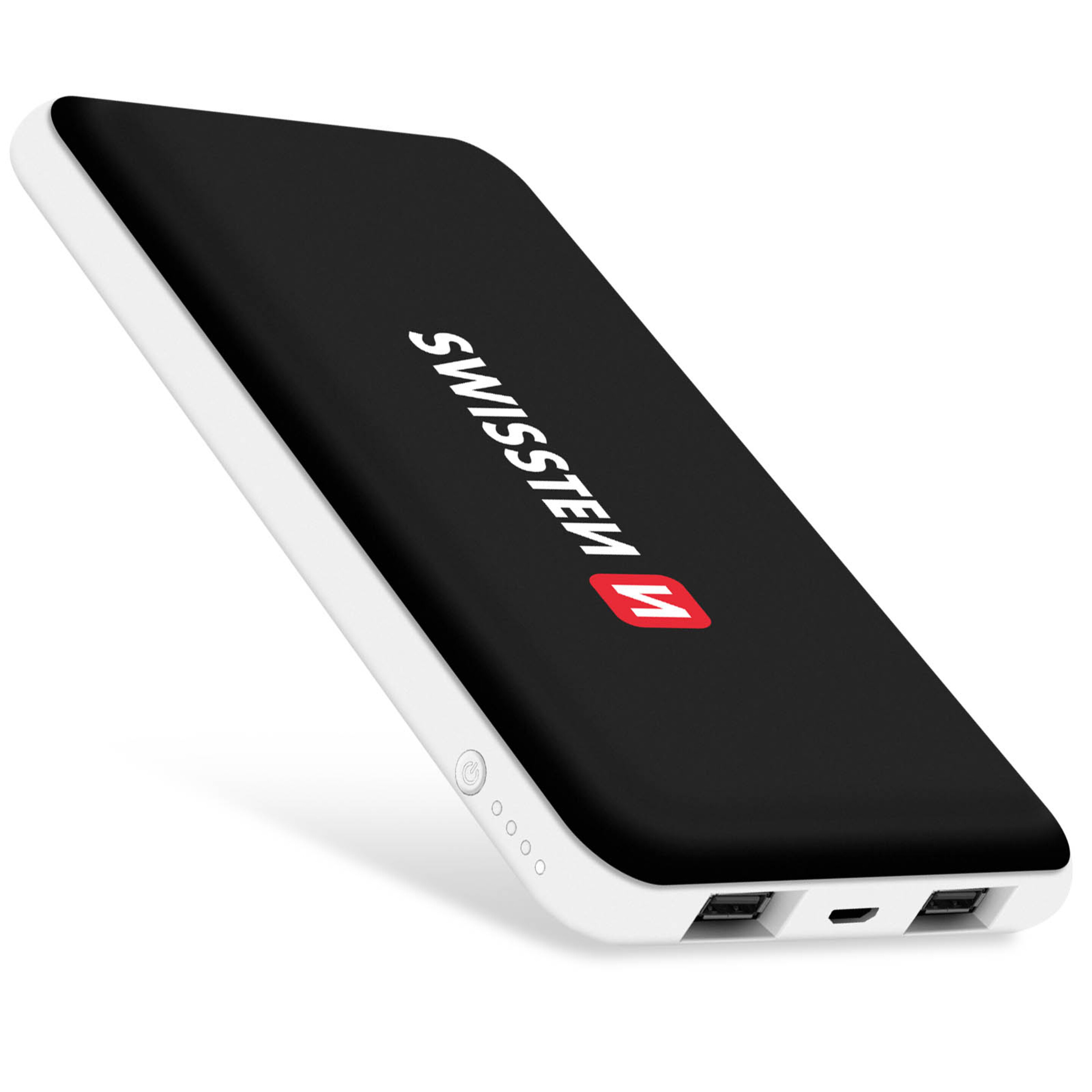 Power Bank 5000mah 2xusb Carga Smart Ic Core Slim Swissten