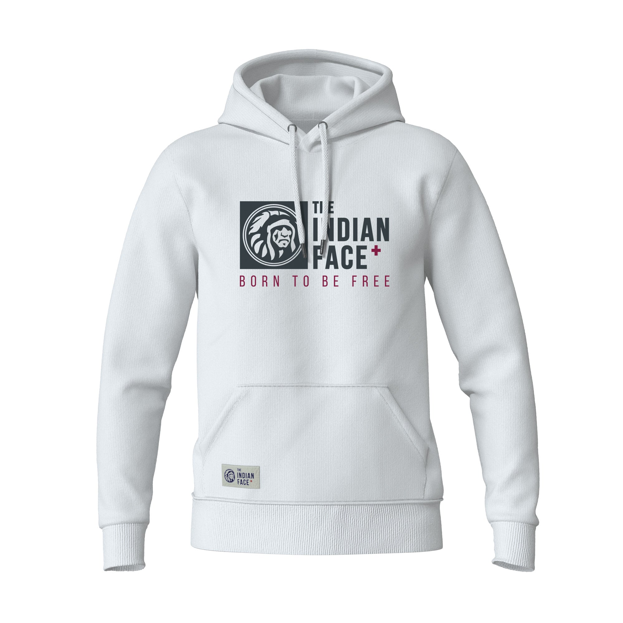 Sudadera The Indian Face Born To Be Free Capucha - blanco - 