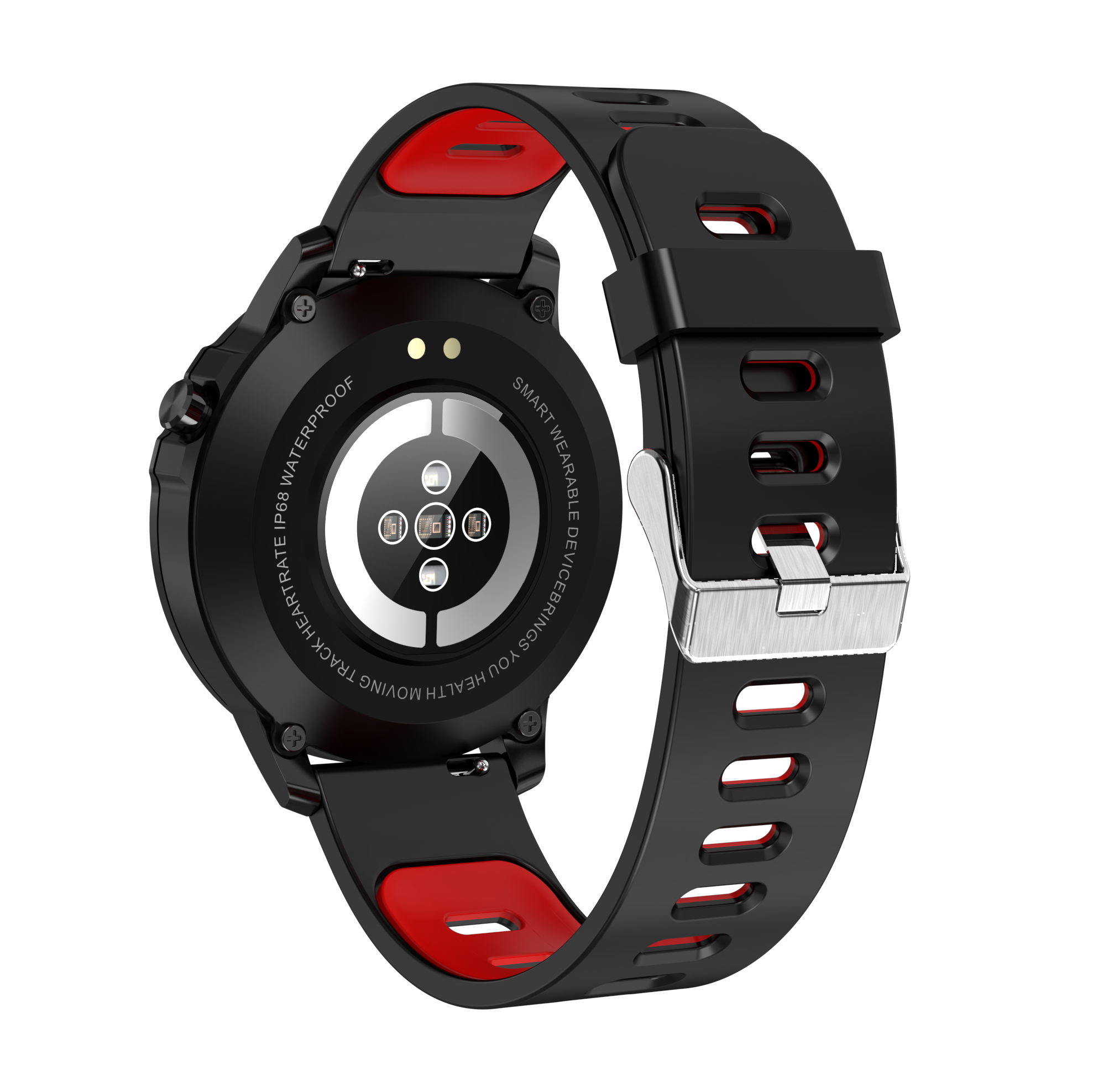 Leotec Smartwatch Multisports Ecg Complete Rojo