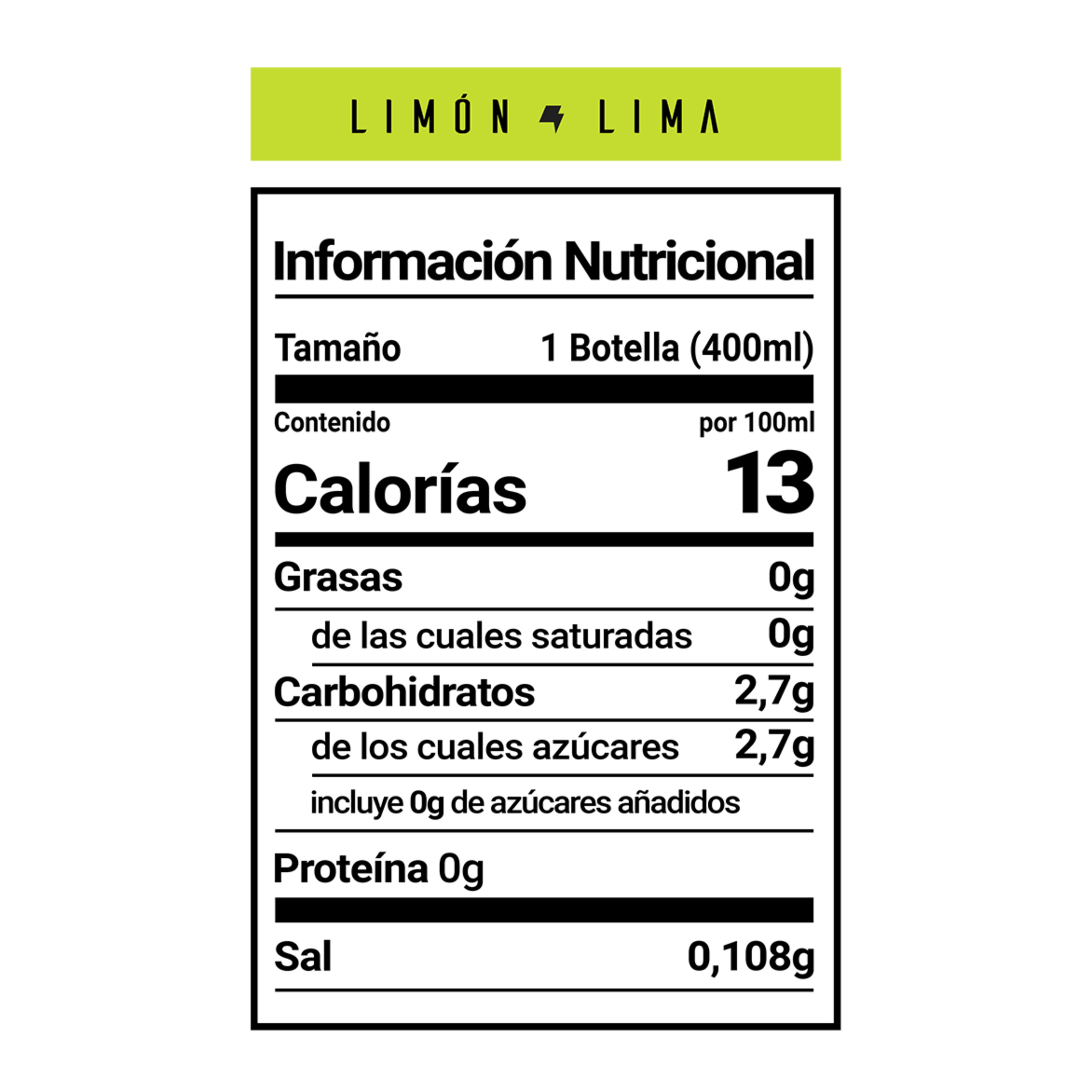 Raw Limón Lima Pack 12 Unidades De 400ml