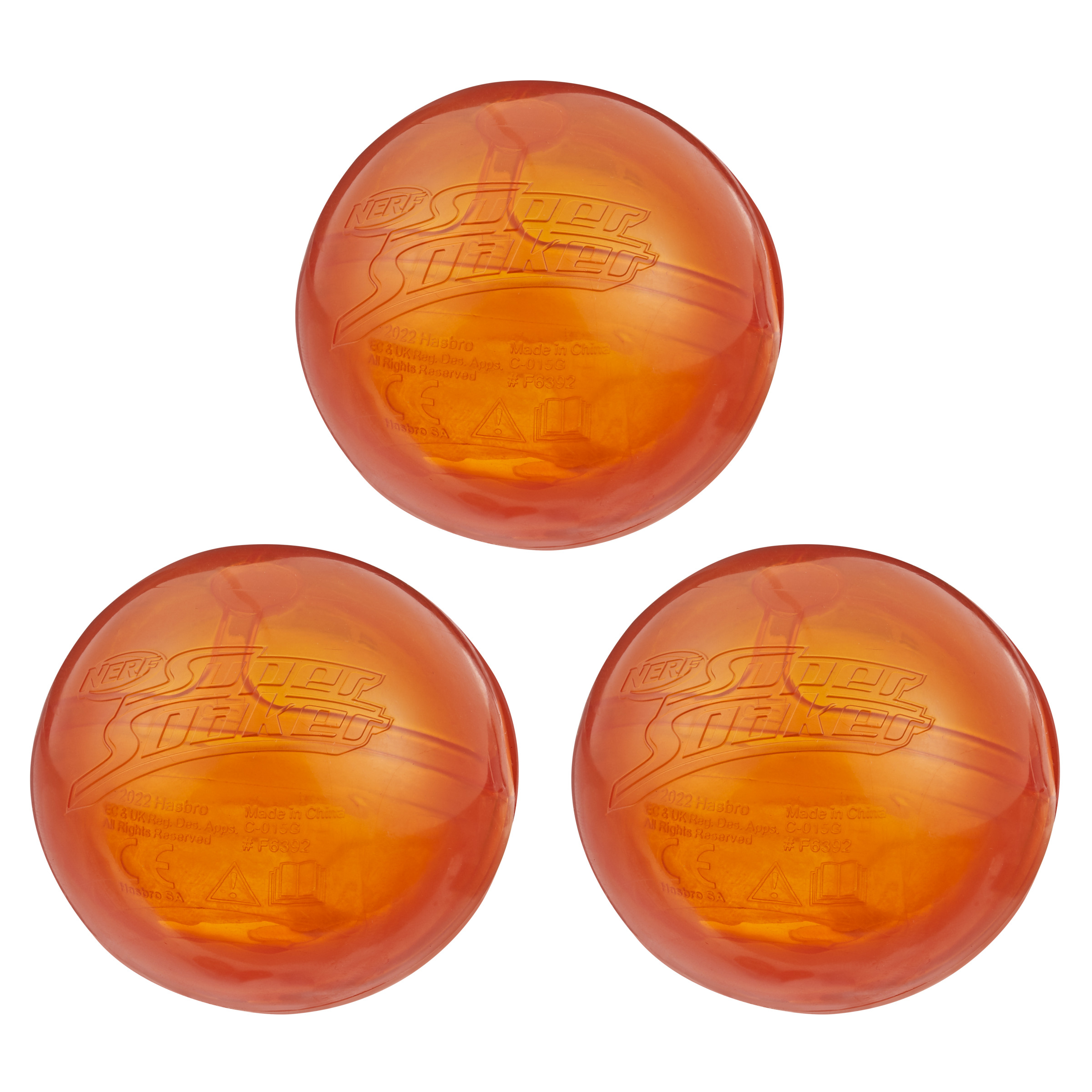 Pack De 3 Nerf Super Soaker Hydro Balls - multicolor - 