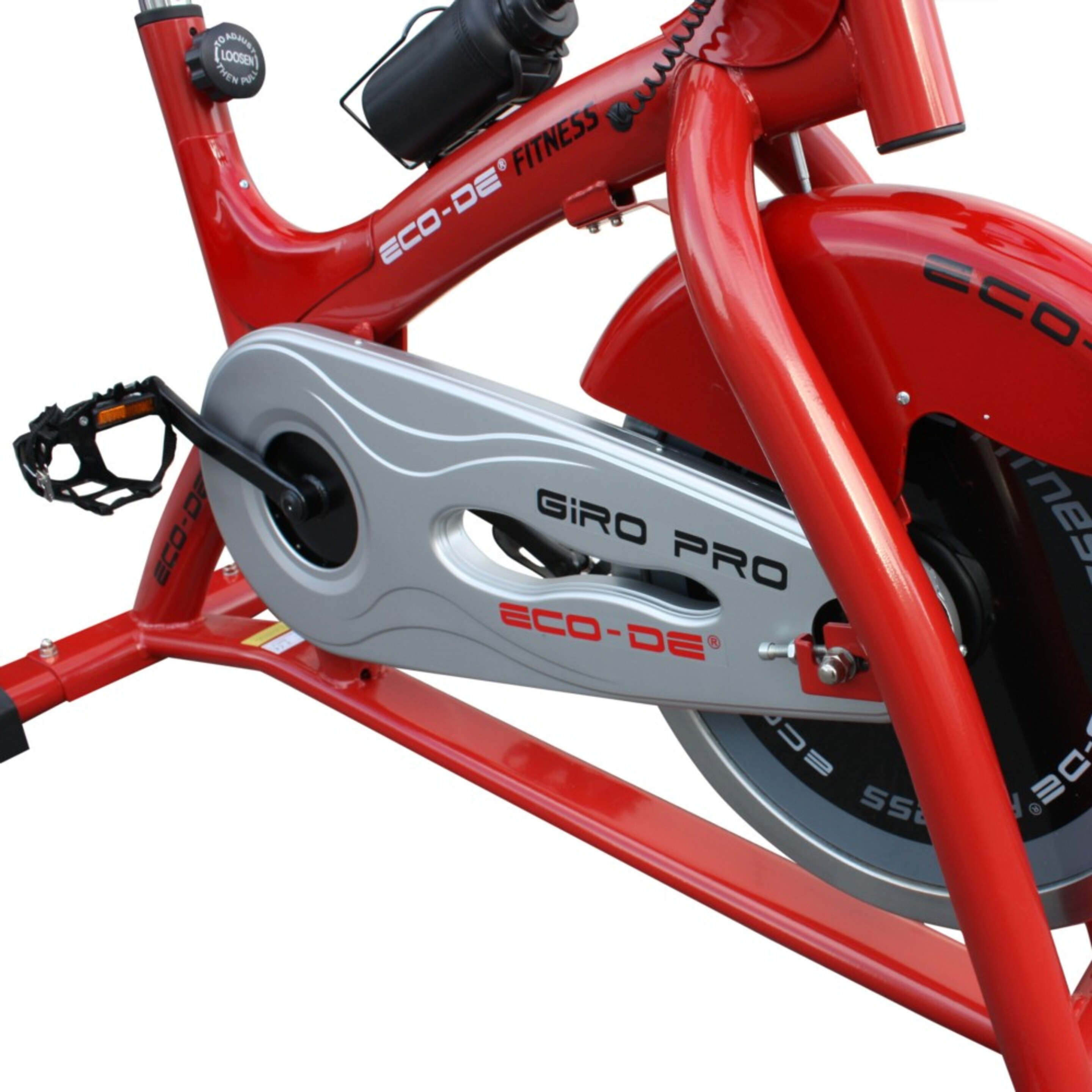 Eco-de Bicicleta De Spinning Semiprofesional. Pulsómetro. Pantalla Lcd Giro Pro