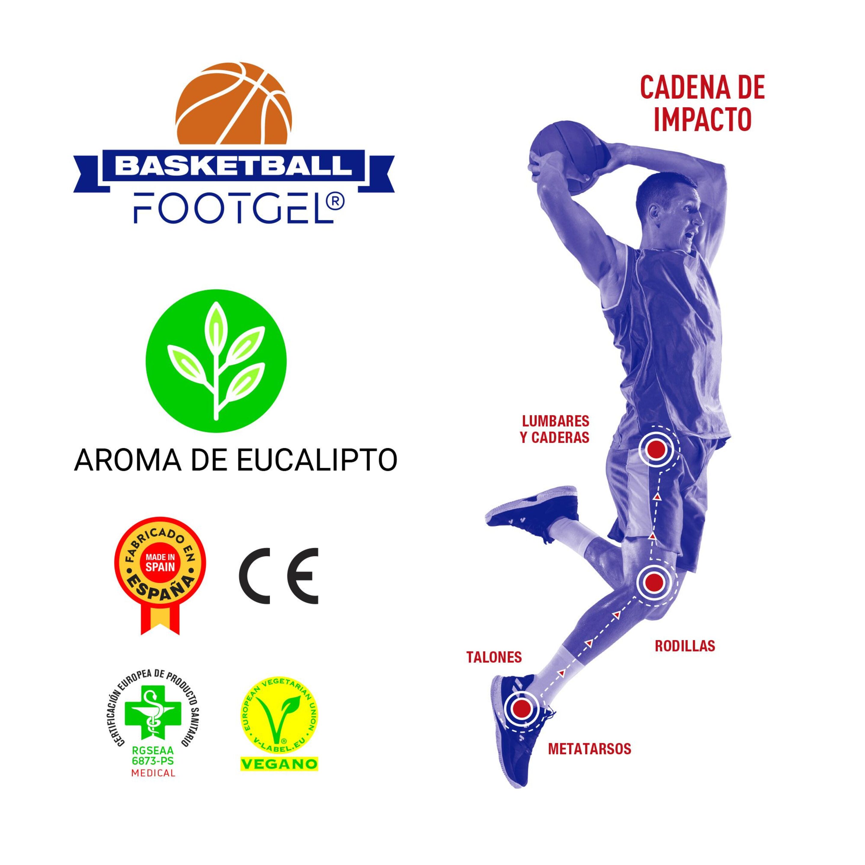Plantilla De Gel Footgel Basketball - Azul  MKP