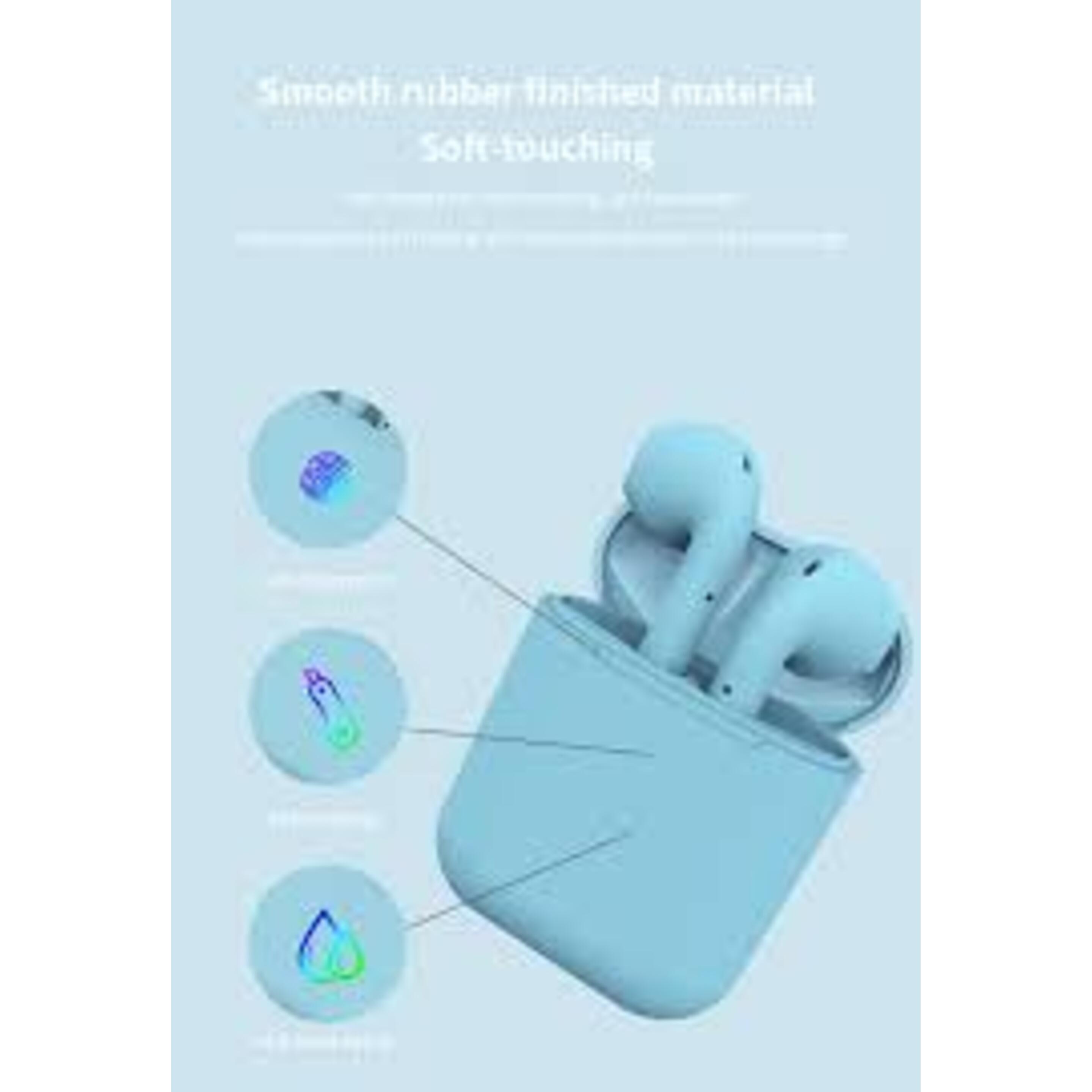 Auriculares Inalámbricos Tws Bluetooth 5,0 Compatible Ios Y Android  Azul