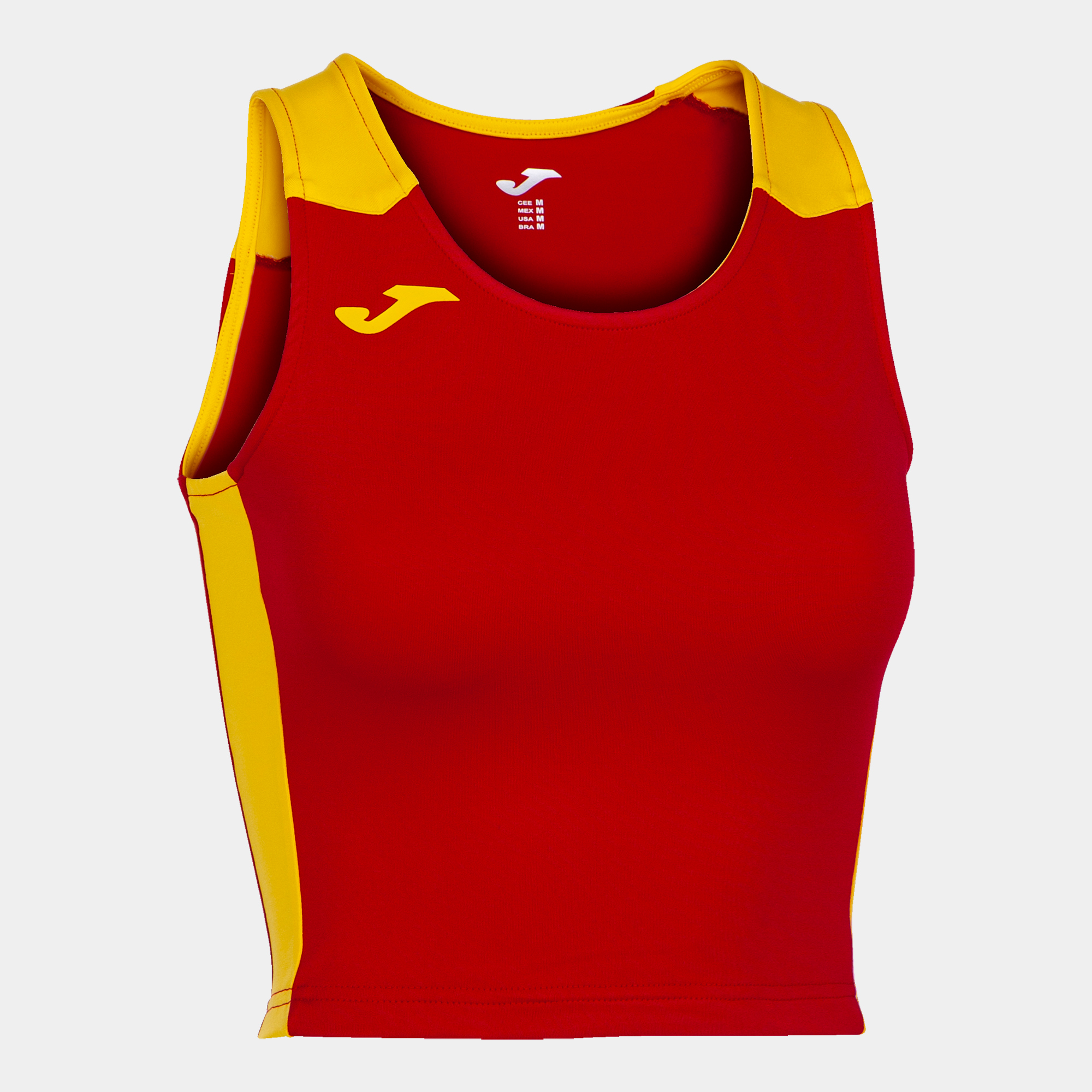 Top Joma Record Ii Vermelho Amarelo